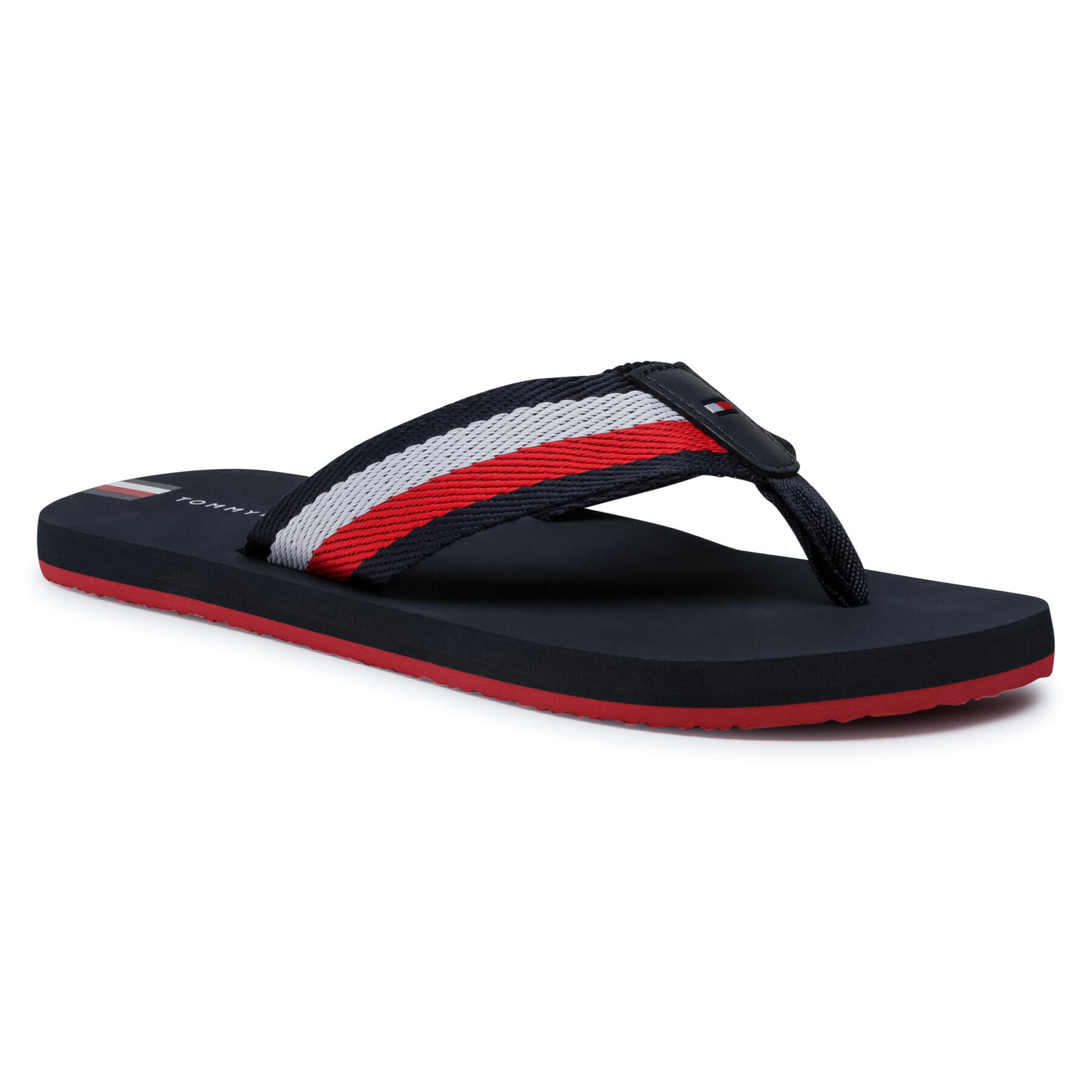 Tommy Hilfiger Flip flop Th Stripe Tab Flip Flip FM0FM03096 Bleumarin - Pled.ro