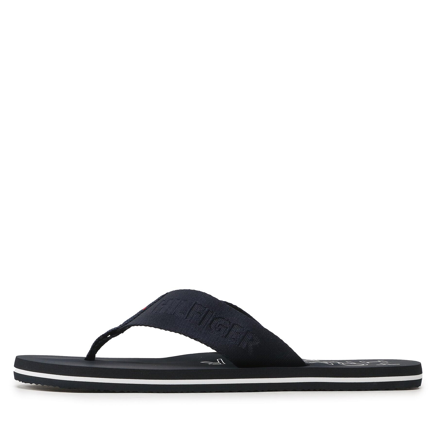 Tommy Hilfiger Flip flop Tonal Hilfiger Beach Sandal FM0FM04472 Bleumarin - Pled.ro