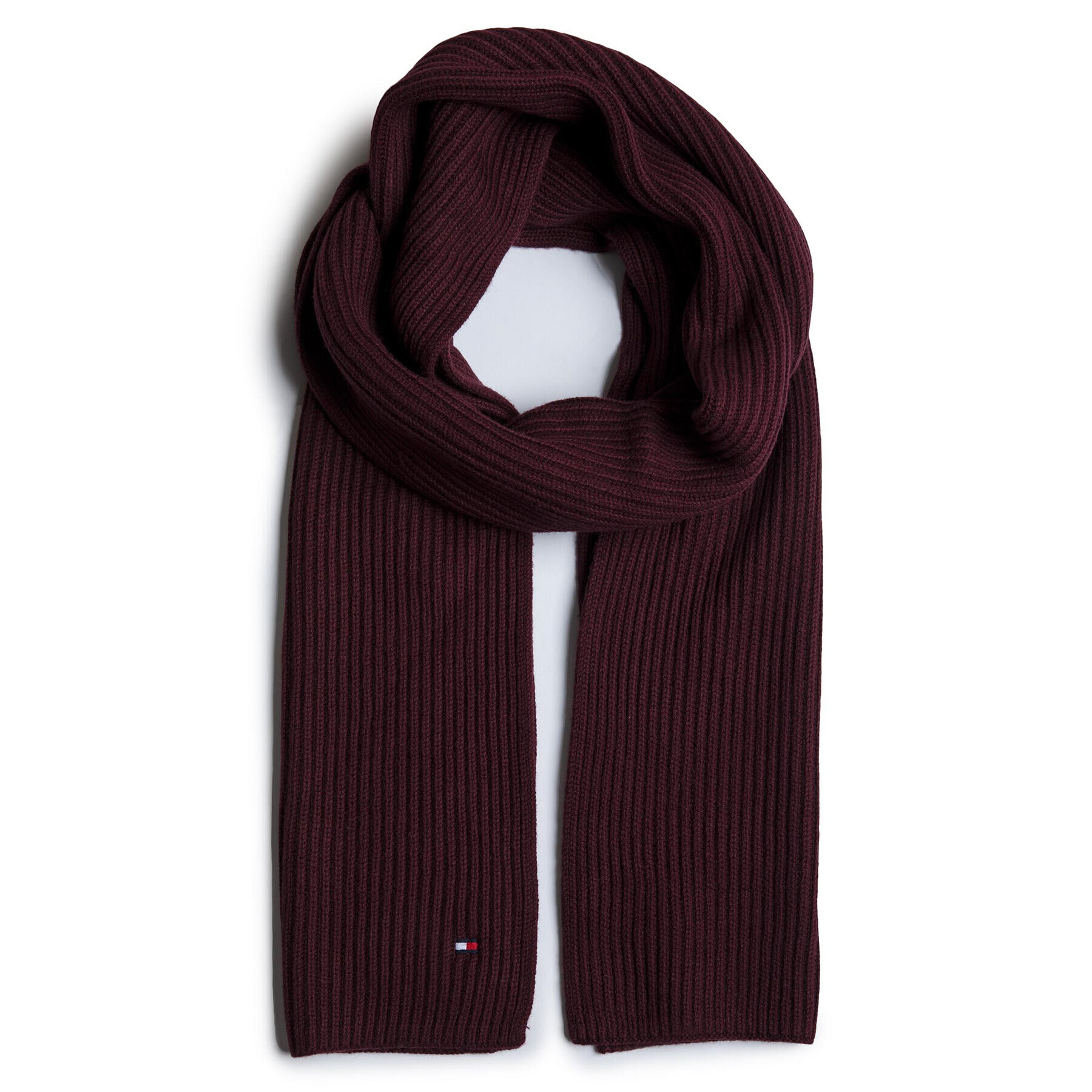 Tommy Hilfiger Fular Pima Cotton Scarf AM0AM06546 Vișiniu - Pled.ro