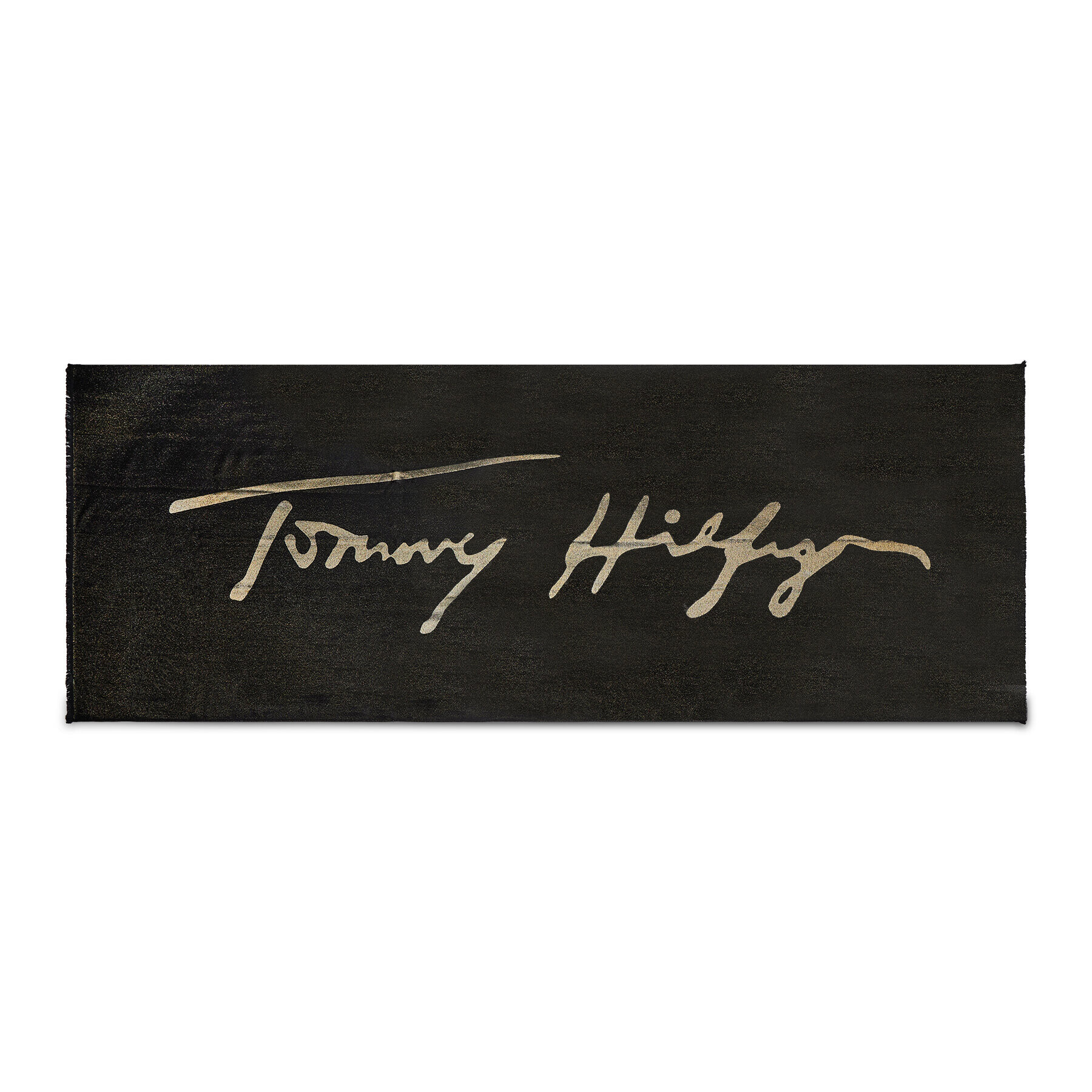 Tommy Hilfiger Fular Signature AW0AW11005 Negru - Pled.ro