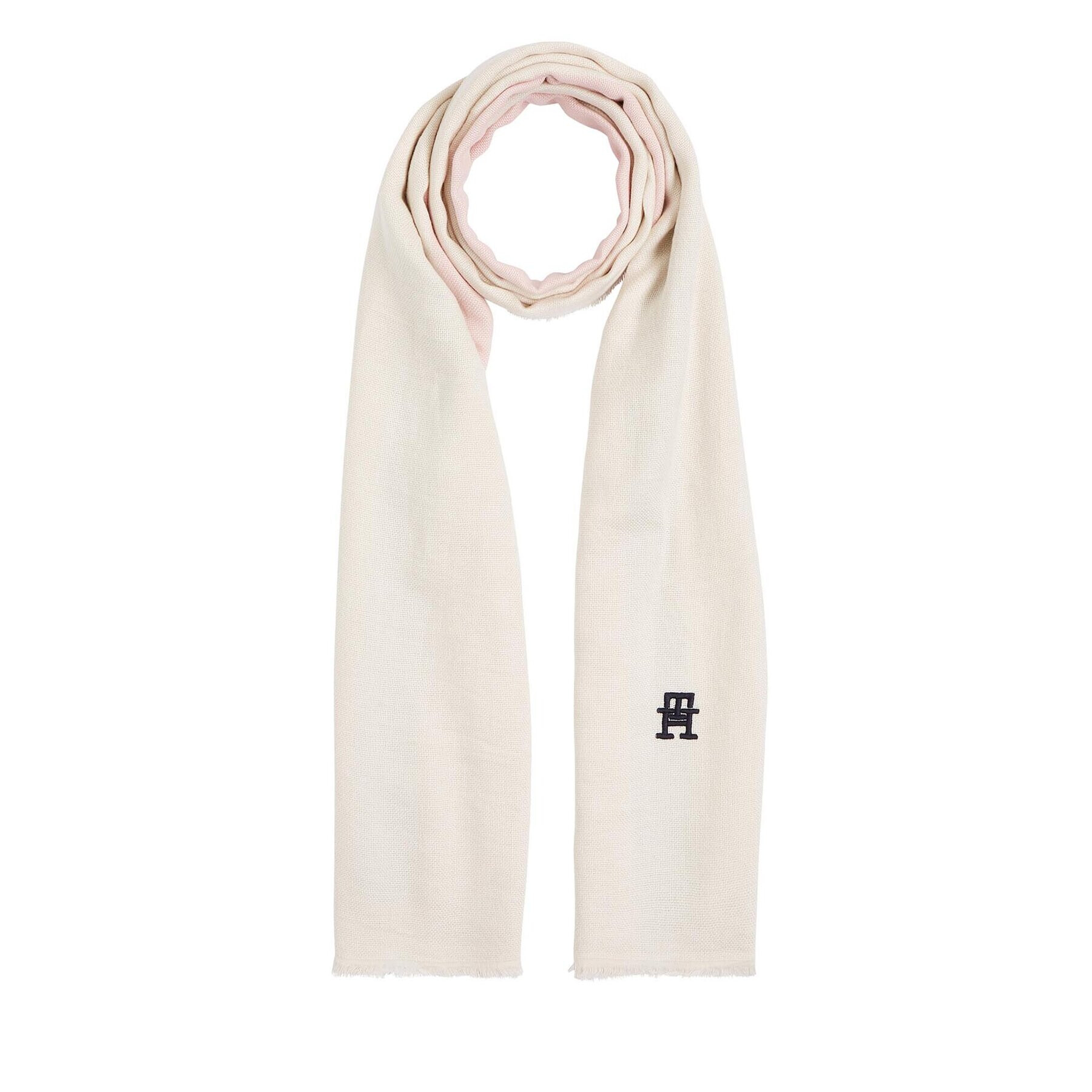 Tommy Hilfiger Fular Th Iconic Scarf AW0AW15094 Roz - Pled.ro