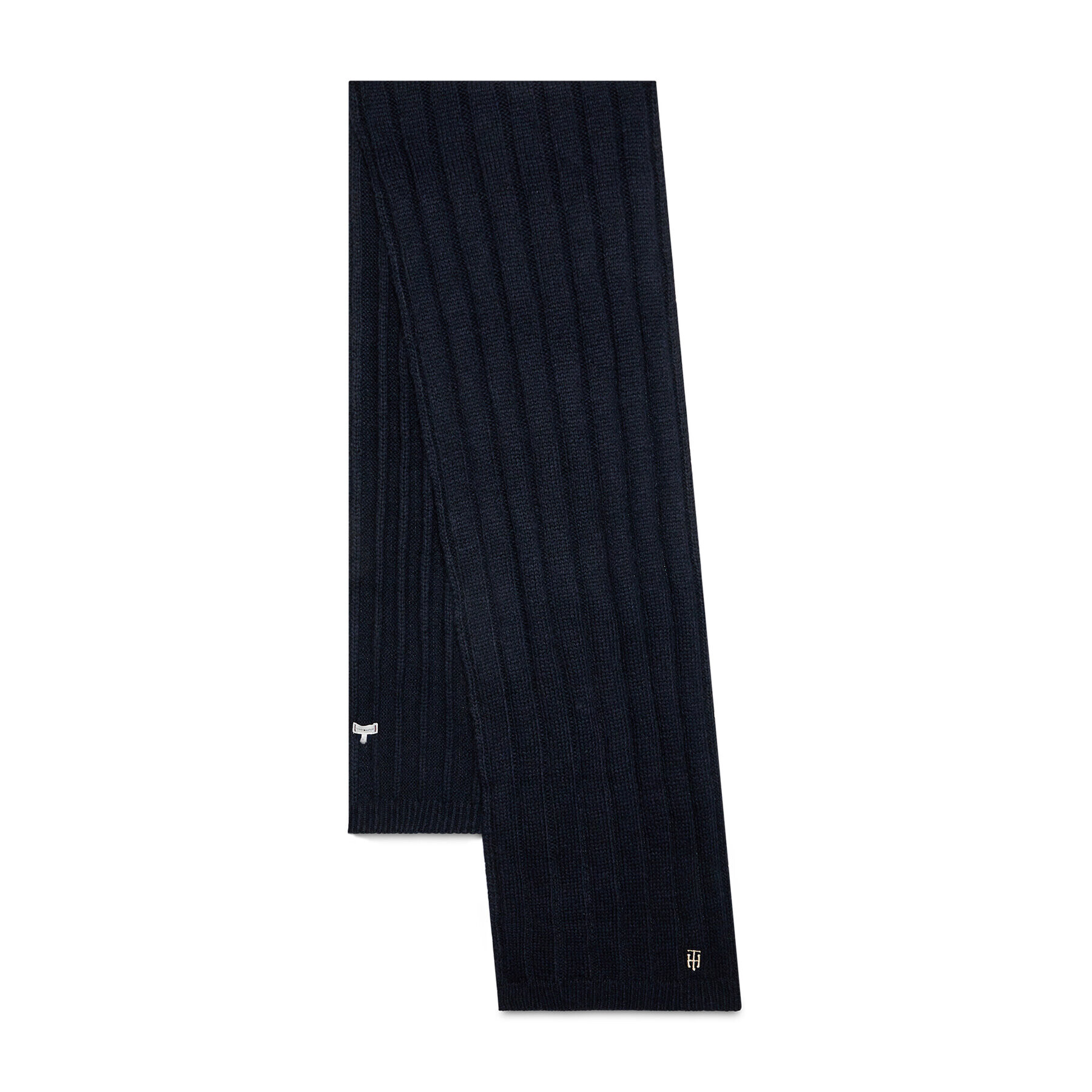 Tommy Hilfiger Fular Th Timeless Scarf AW0AW13898 Bleumarin - Pled.ro