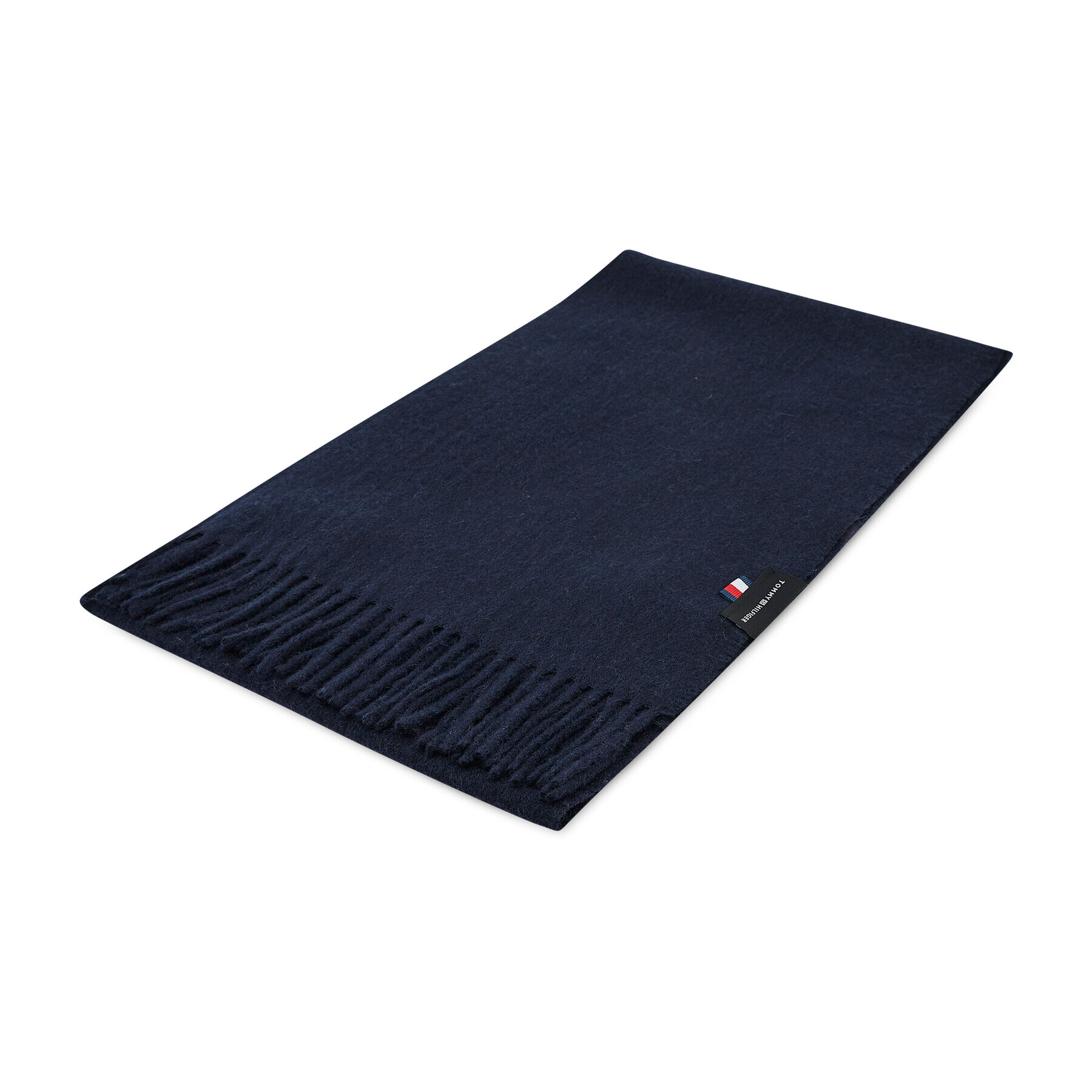 Tommy Hilfiger Fular Uptown Wool Scarf AM0AM07888 Bleumarin - Pled.ro