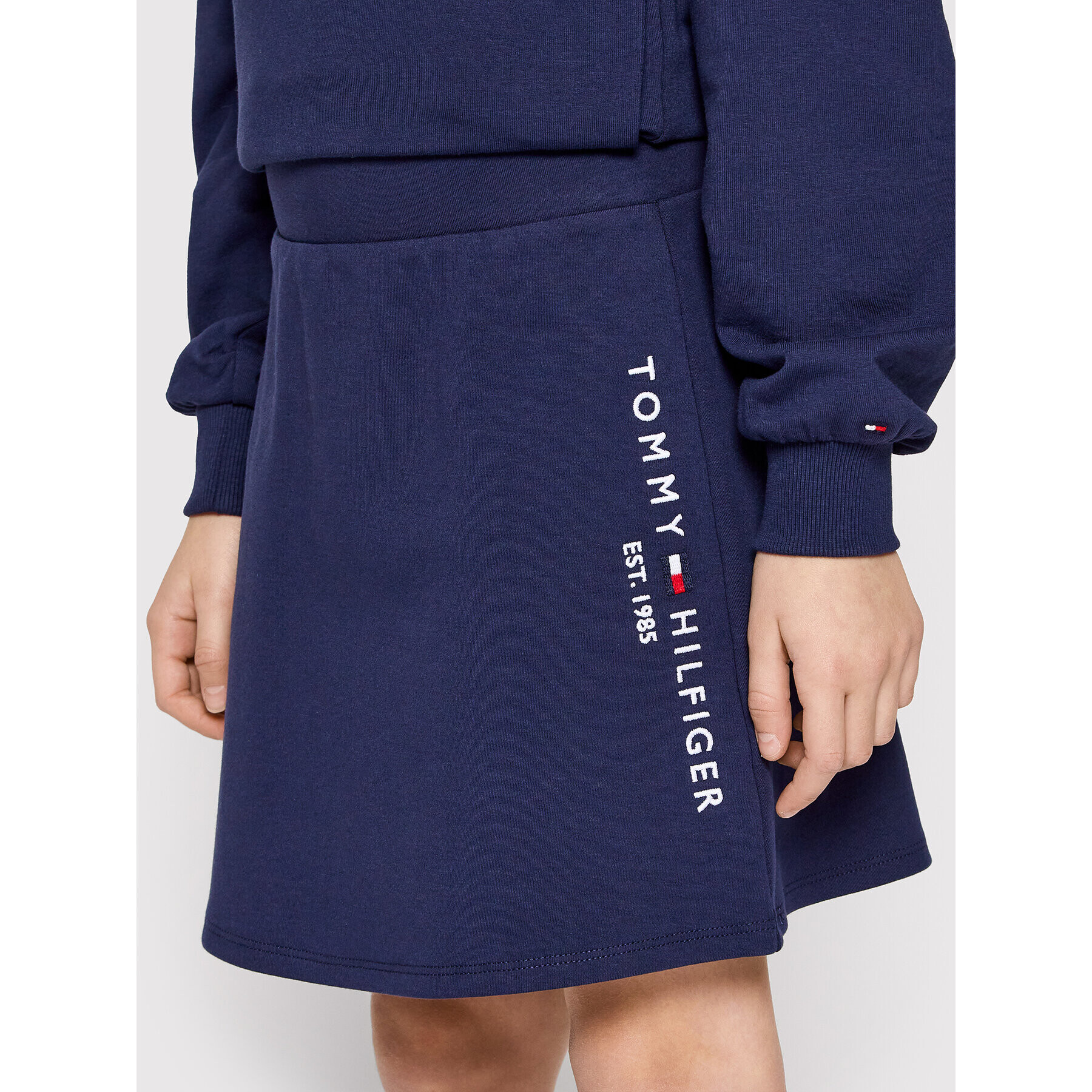 Tommy Hilfiger Fustă Essential KG0KG06129 M Bleumarin Regular Fit - Pled.ro