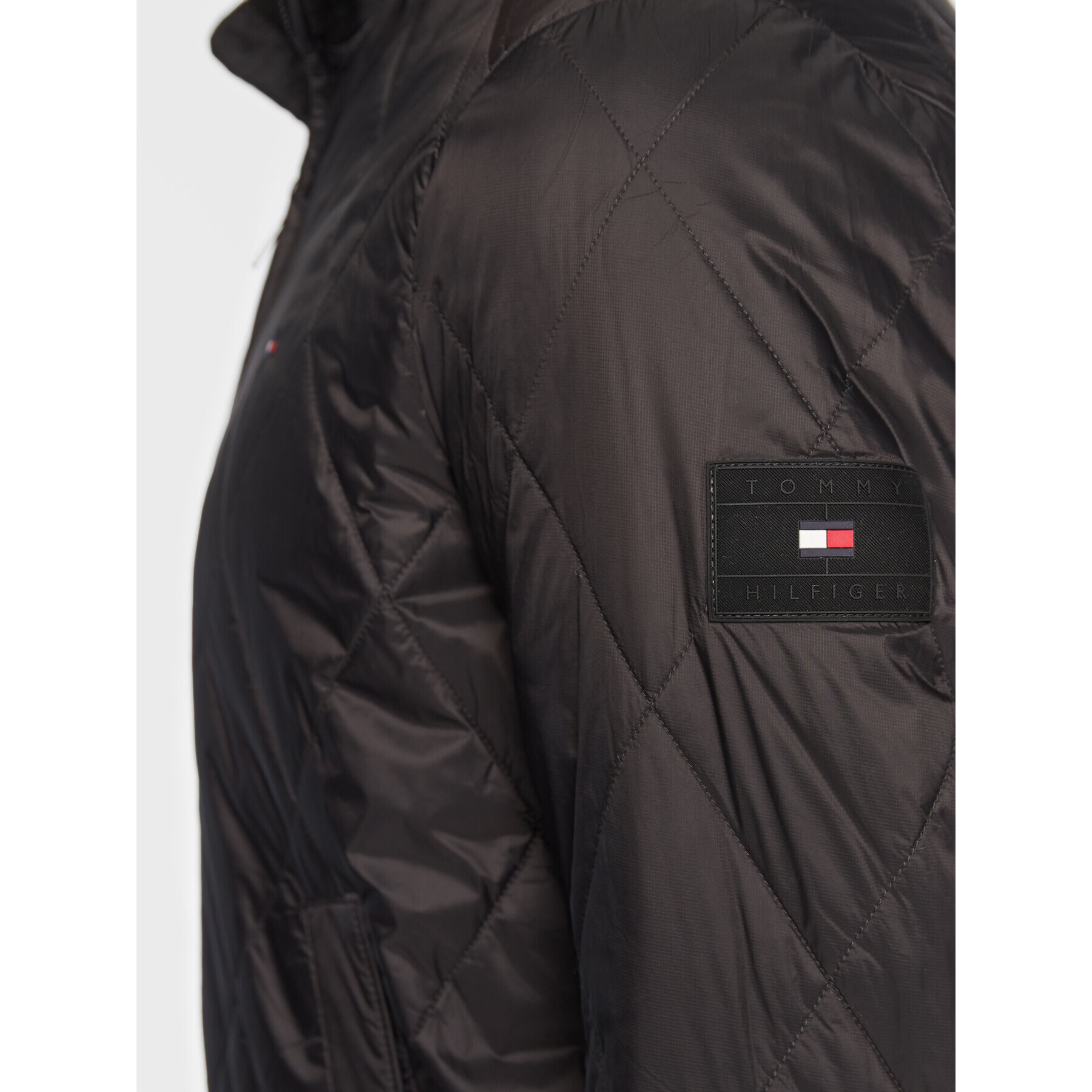 Tommy Hilfiger Geacă bomber Diamond MW0MW25261 Negru Regular Fit - Pled.ro