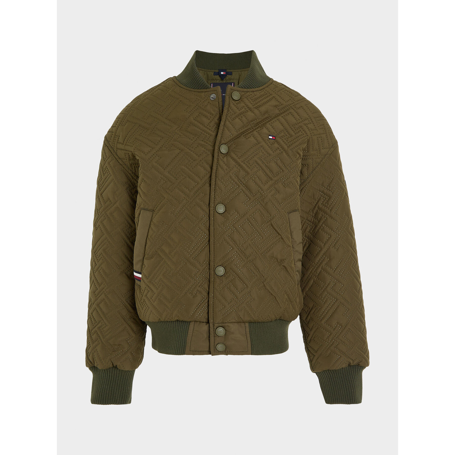 Tommy Hilfiger Geacă bomber KB0KB08565 Verde Regular Fit - Pled.ro