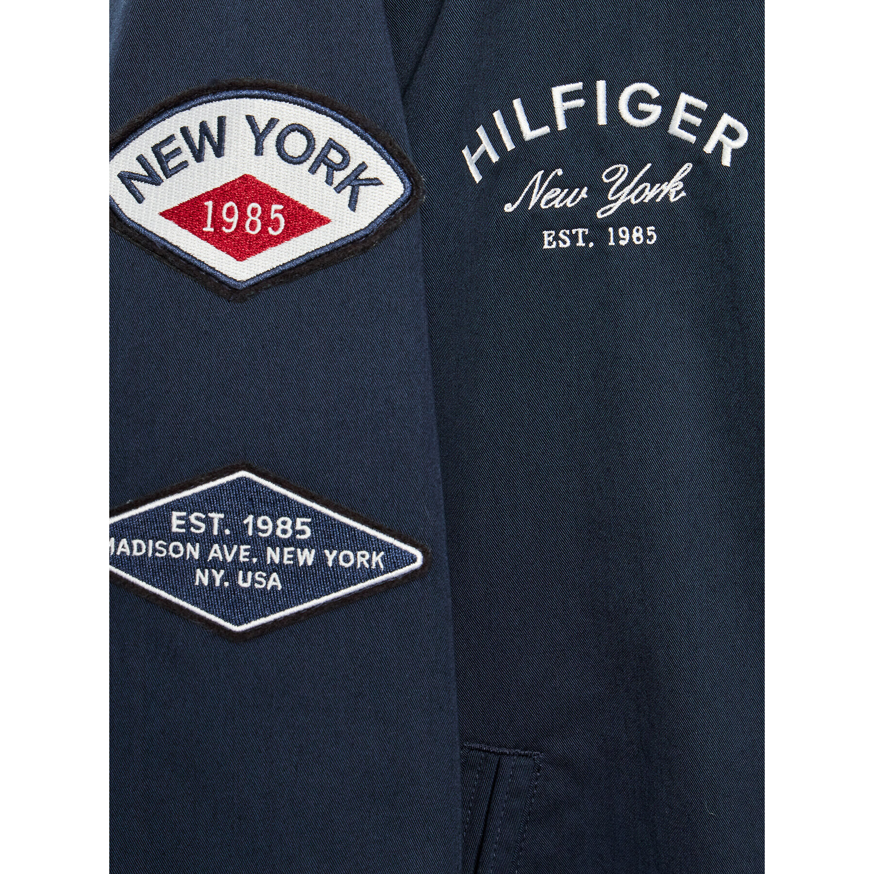 Tommy Hilfiger Geacă bomber Multibadge Monogram KB0KB08226 Bleumarin Regular Fit - Pled.ro