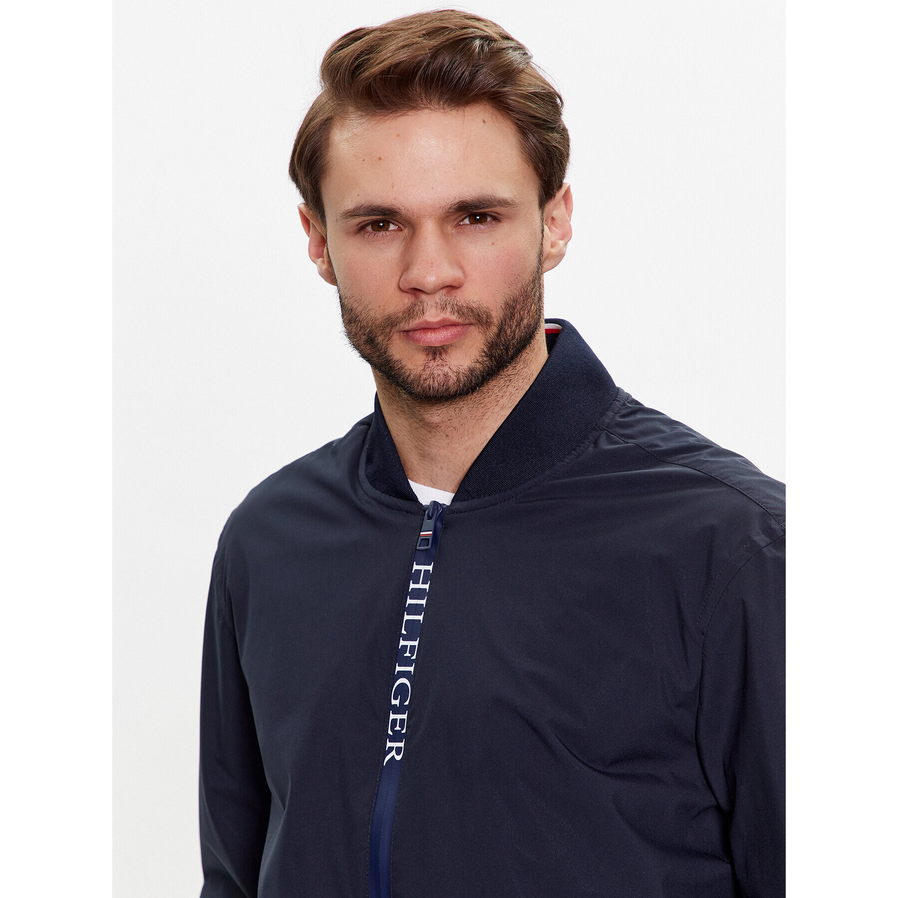 Tommy Hilfiger Geacă bomber MW0MW31338 Bleumarin Regular Fit - Pled.ro