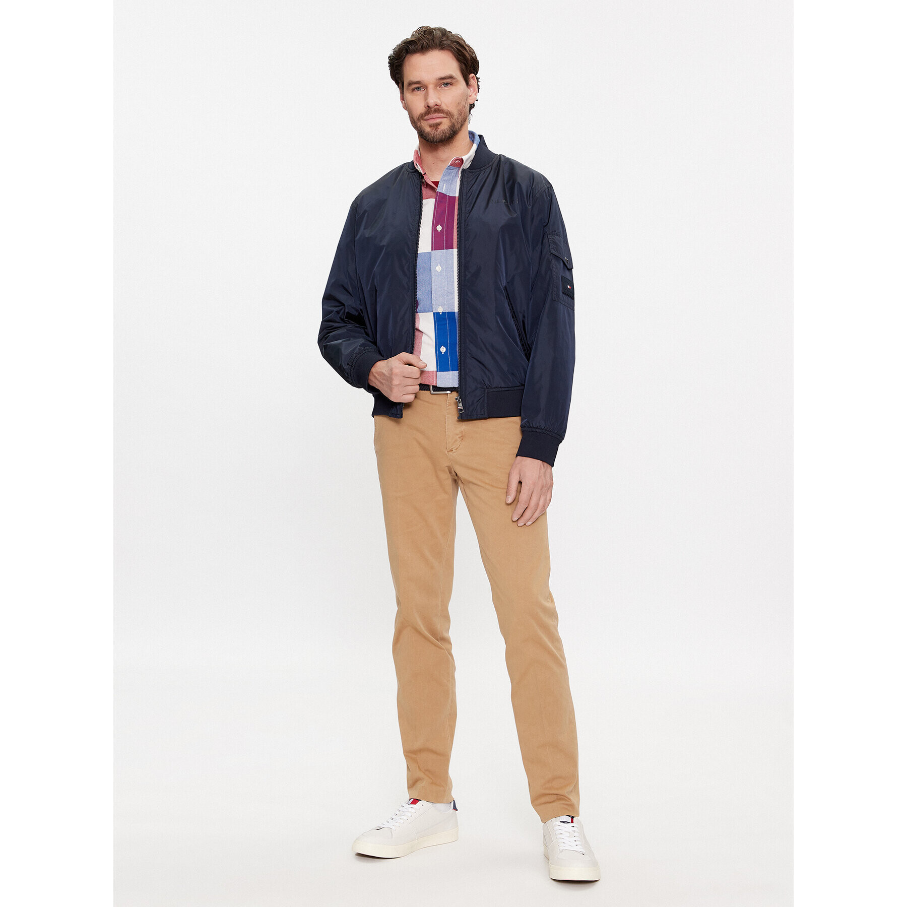 Tommy Hilfiger Geacă bomber MW0MW31642 Bleumarin Regular Fit - Pled.ro