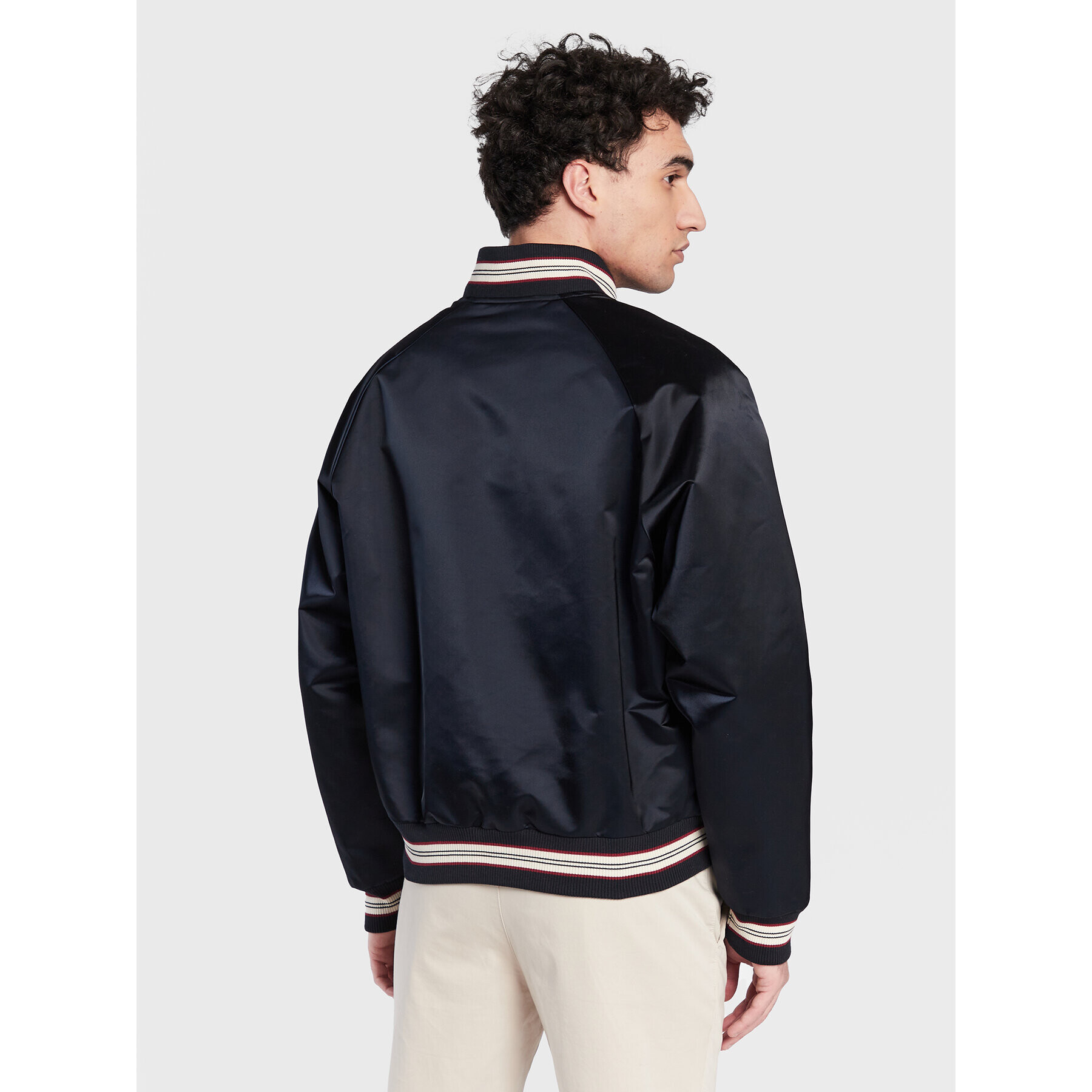 Tommy Hilfiger Geacă bomber Varsity MW0MW29017 Bleumarin Regular Fit - Pled.ro