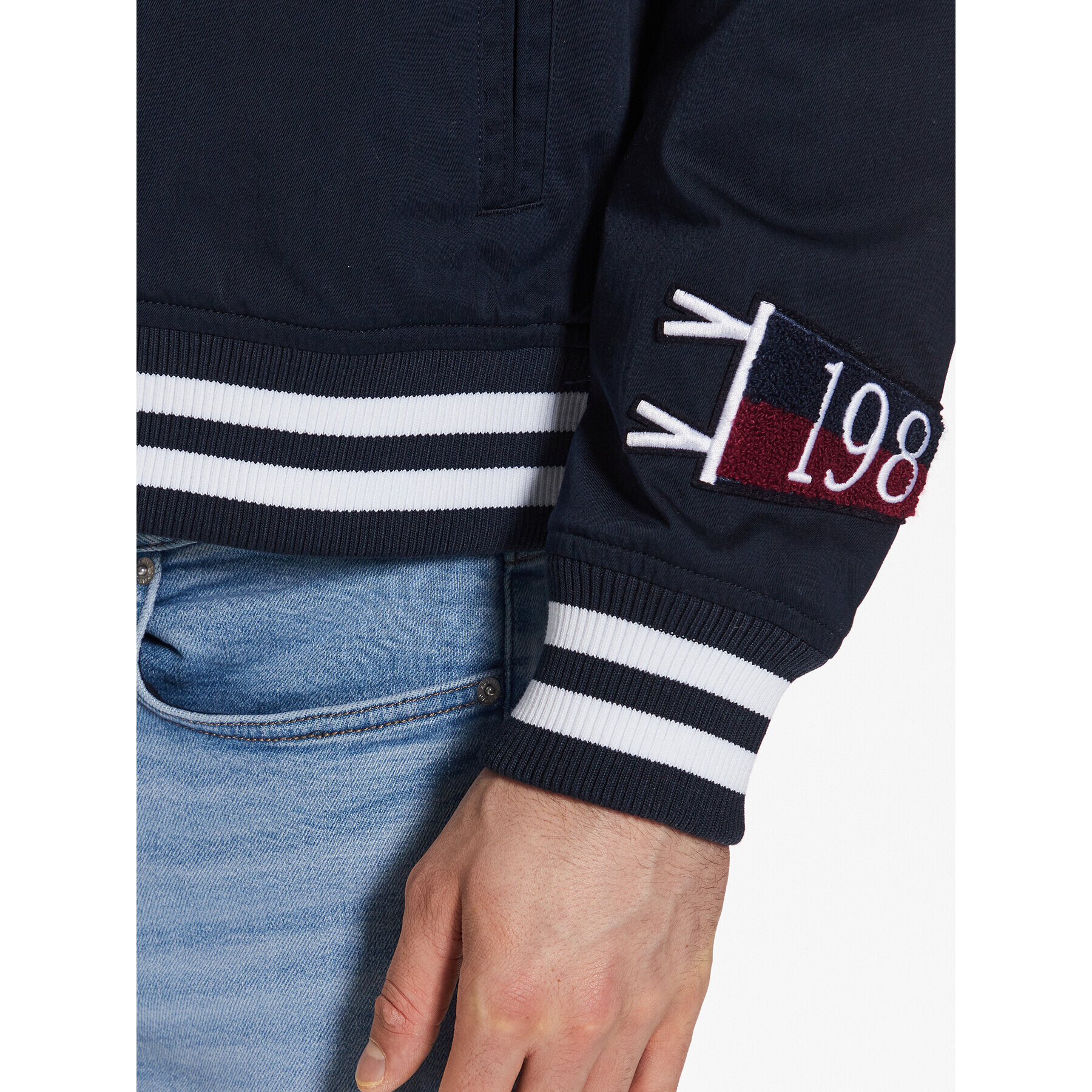 Tommy Hilfiger Geacă bomber Varsity MW0MW29966 Bleumarin Regular Fit - Pled.ro