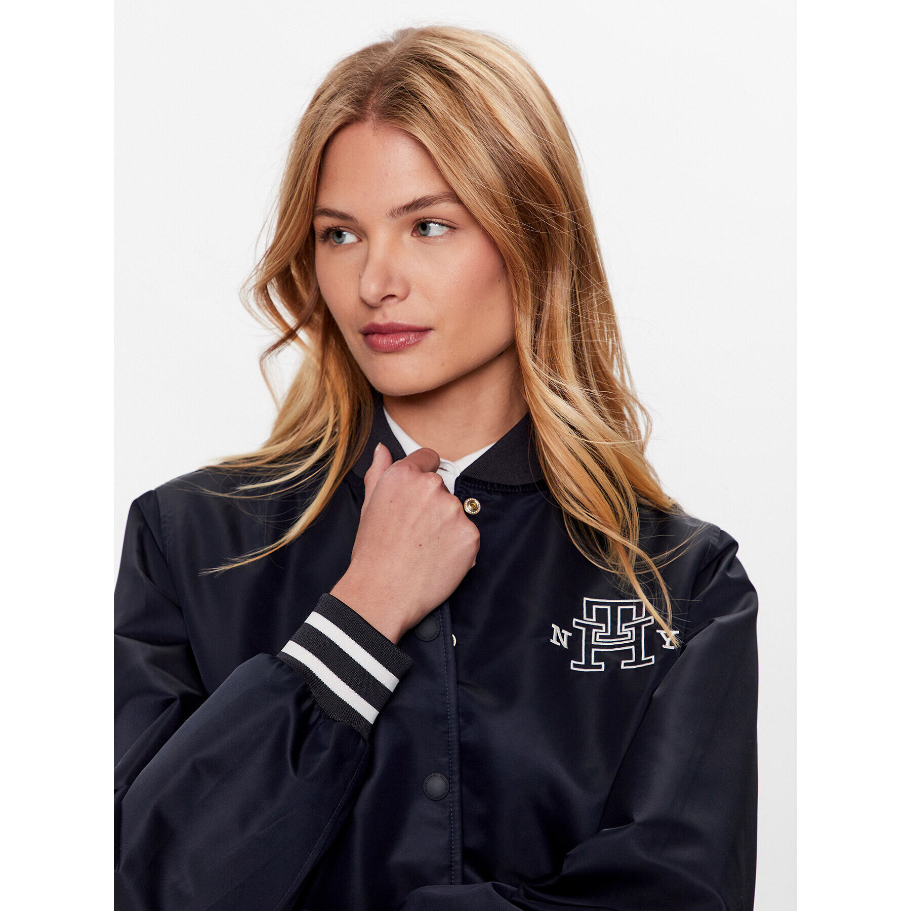 Tommy Hilfiger Geacă bomber Varsity WW0WW38935 Bleumarin Regular Fit - Pled.ro