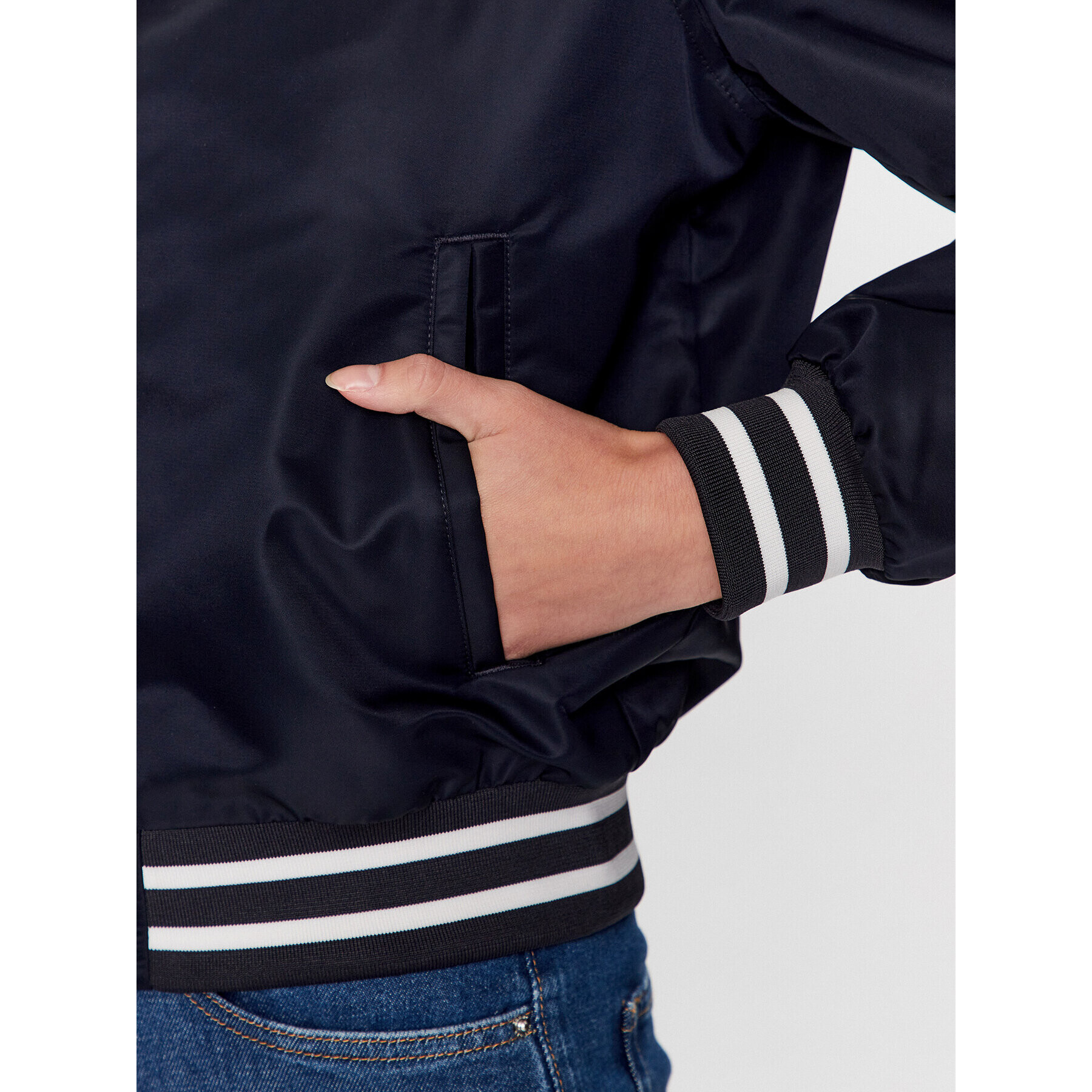 Tommy Hilfiger Geacă bomber Varsity WW0WW38935 Bleumarin Regular Fit - Pled.ro