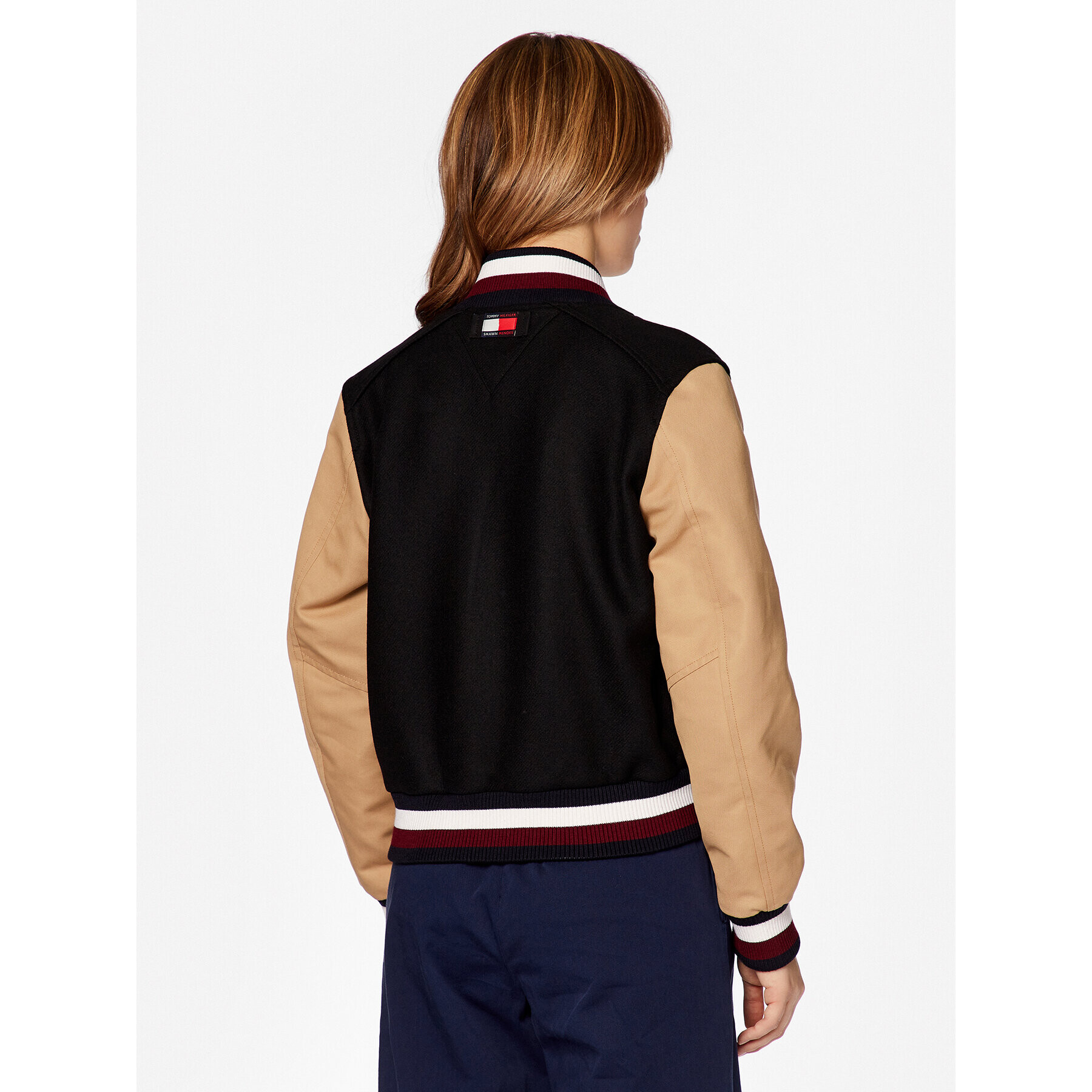 Tommy Hilfiger Geacă bomber Varsity WW0WW38981 Negru Regular Fit - Pled.ro