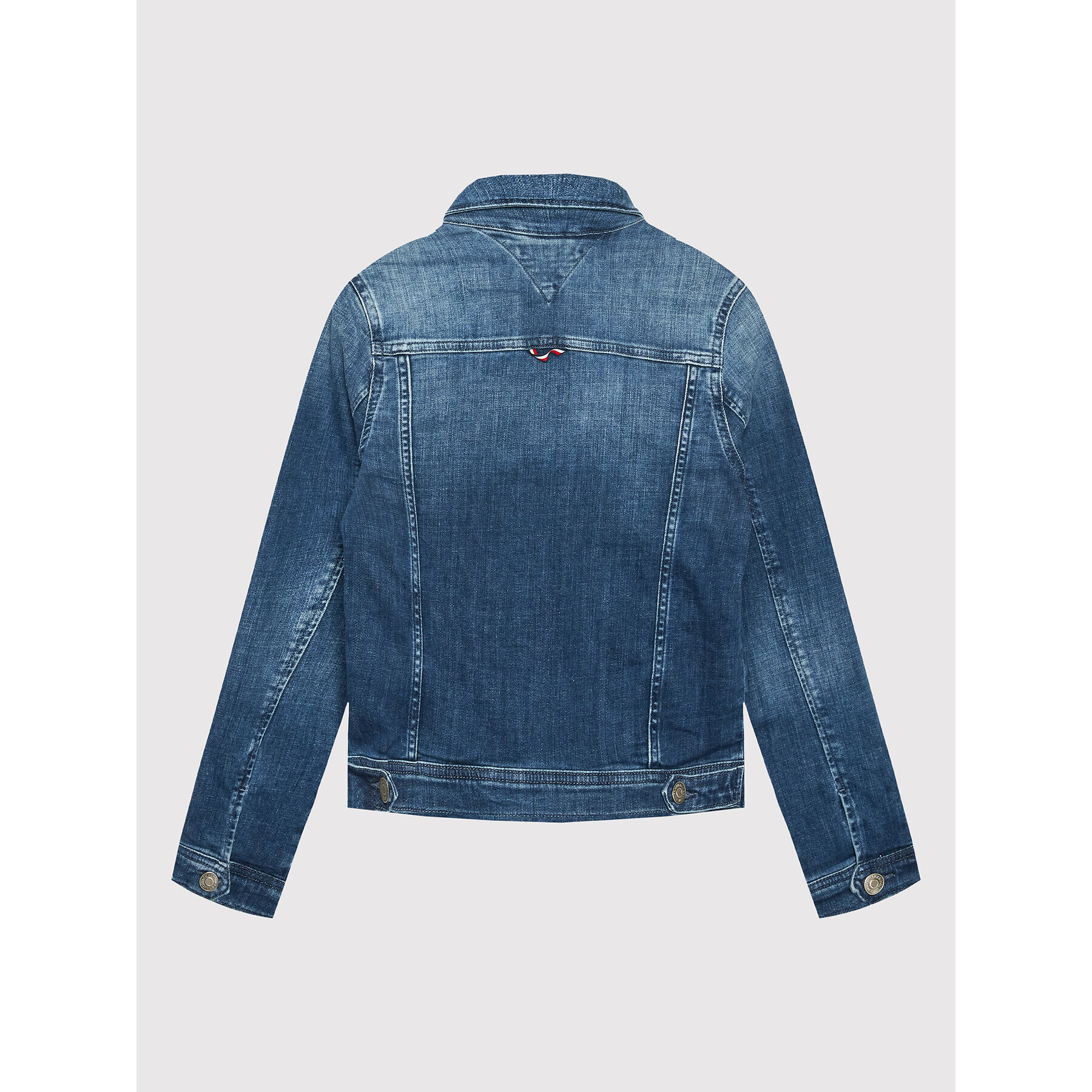 Tommy Hilfiger Geacă de blugi Basic Denim KG0KG06359 D Albastru Regular Fit - Pled.ro