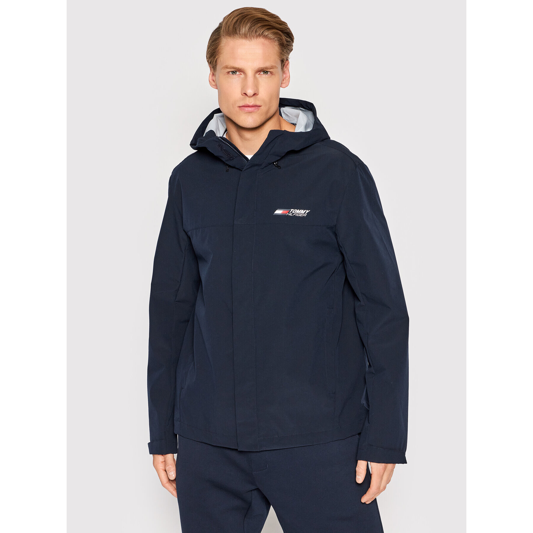 Tommy Hilfiger Geacă de vânt Entry MW0MW21249 Bleumarin Regular Fit - Pled.ro