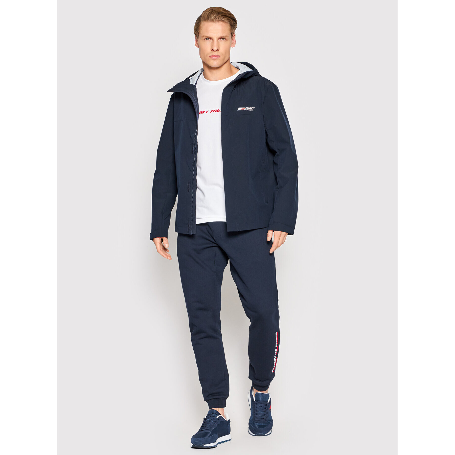 Tommy Hilfiger Geacă de vânt Entry MW0MW21249 Bleumarin Regular Fit - Pled.ro