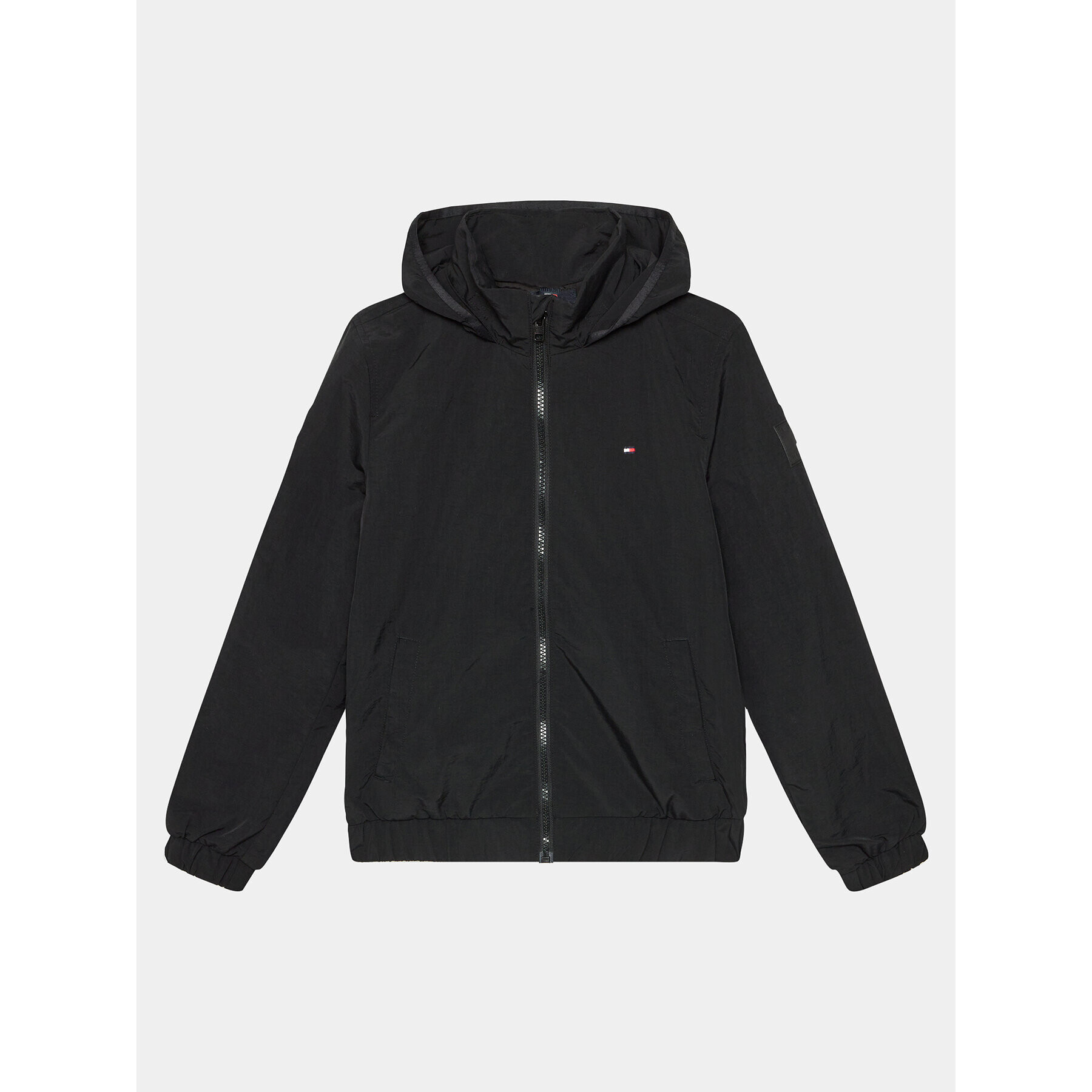 Tommy Hilfiger Geacă de vânt Essential Jacket KB0KB09104 Negru Regular Fit - Pled.ro