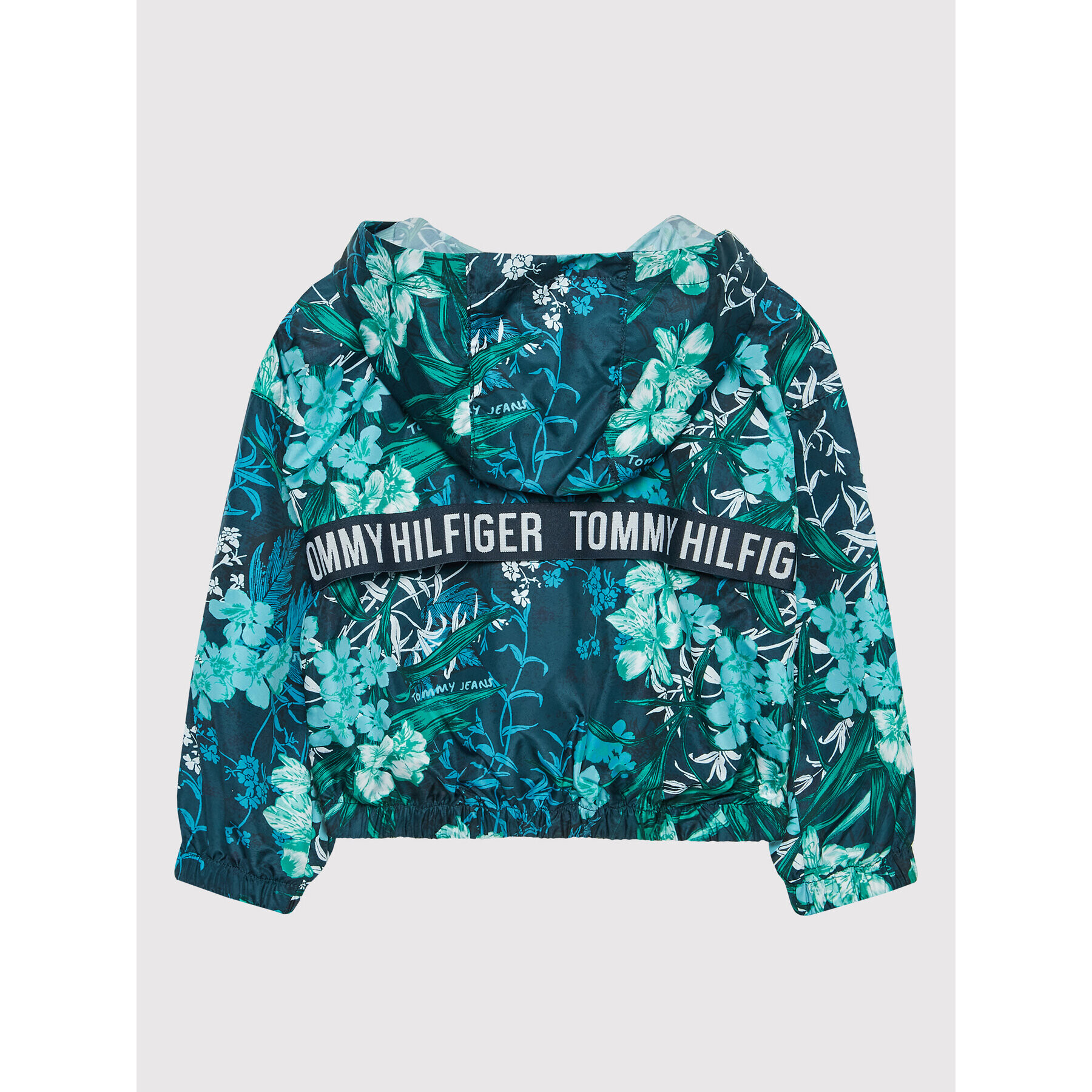 Tommy Hilfiger Geacă de vânt Tropical Flower Hero KG0KG06775 Bleumarin Regular Fit - Pled.ro