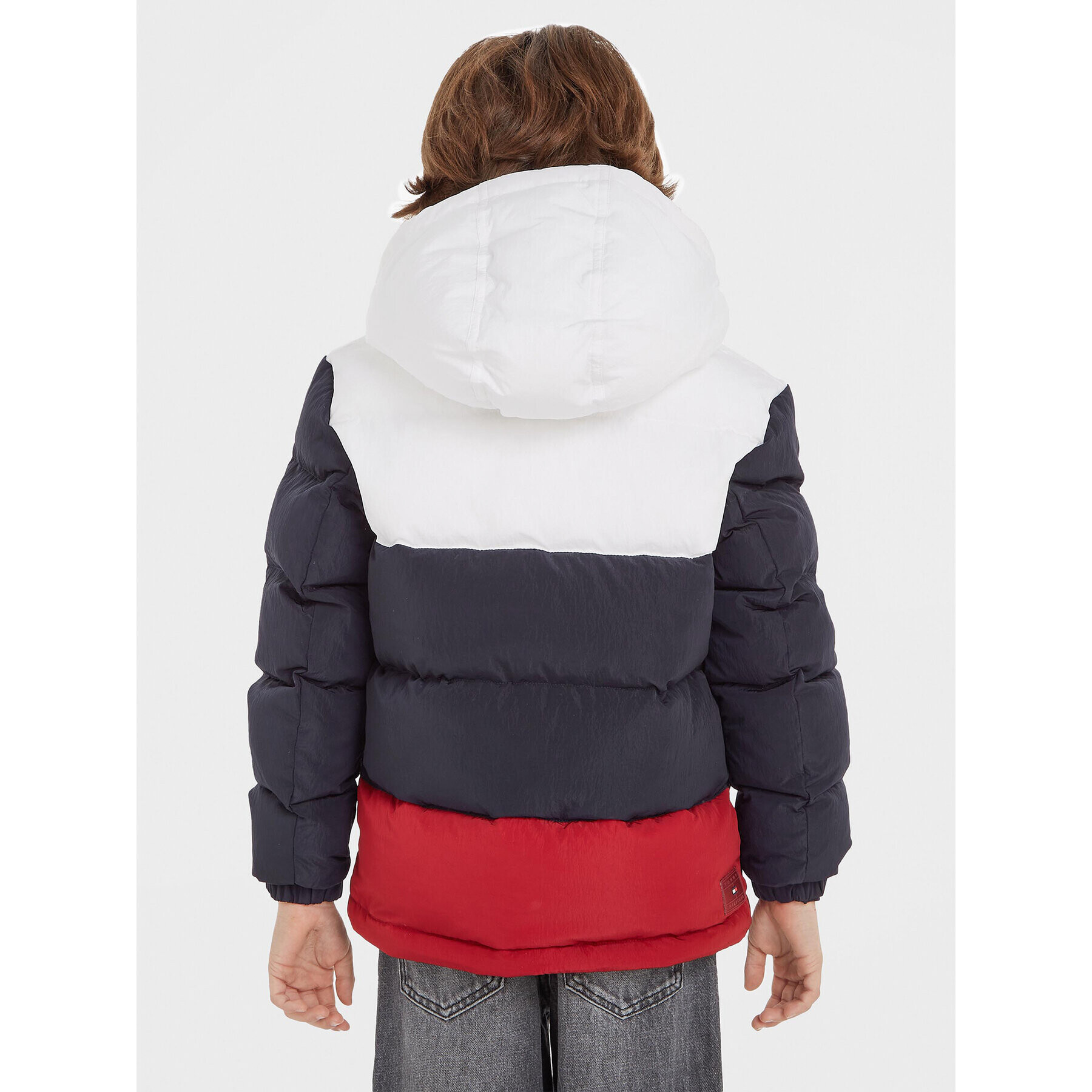 Tommy Hilfiger Geacă din puf Alaska KB0KB08601 M Colorat Regular Fit - Pled.ro