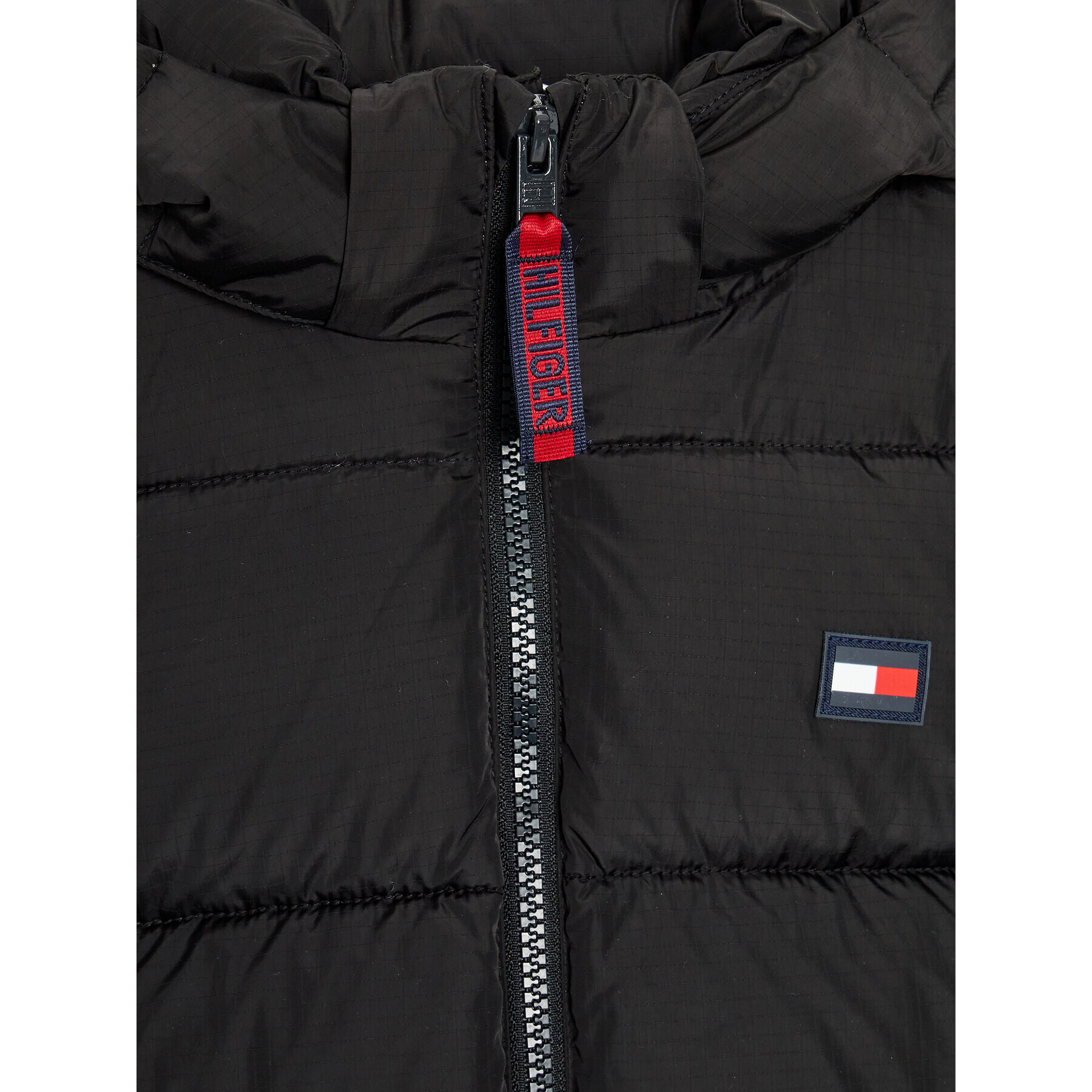 Tommy Hilfiger Geacă din puf Alaska KS0KS00281 D Negru Regular Fit - Pled.ro