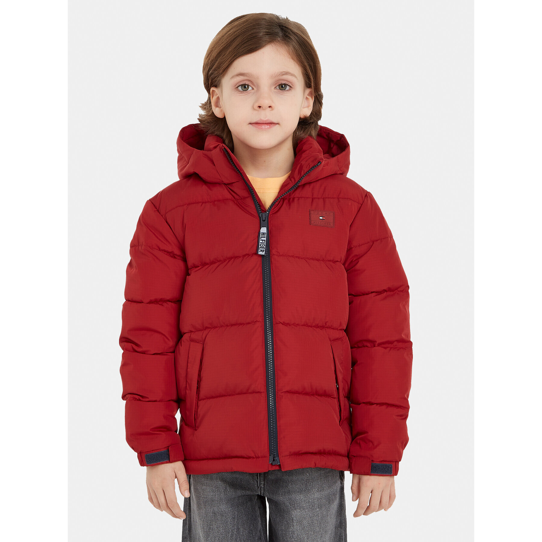 Tommy Hilfiger Geacă din puf Alaska KS0KS00402 D Vișiniu Regular Fit - Pled.ro