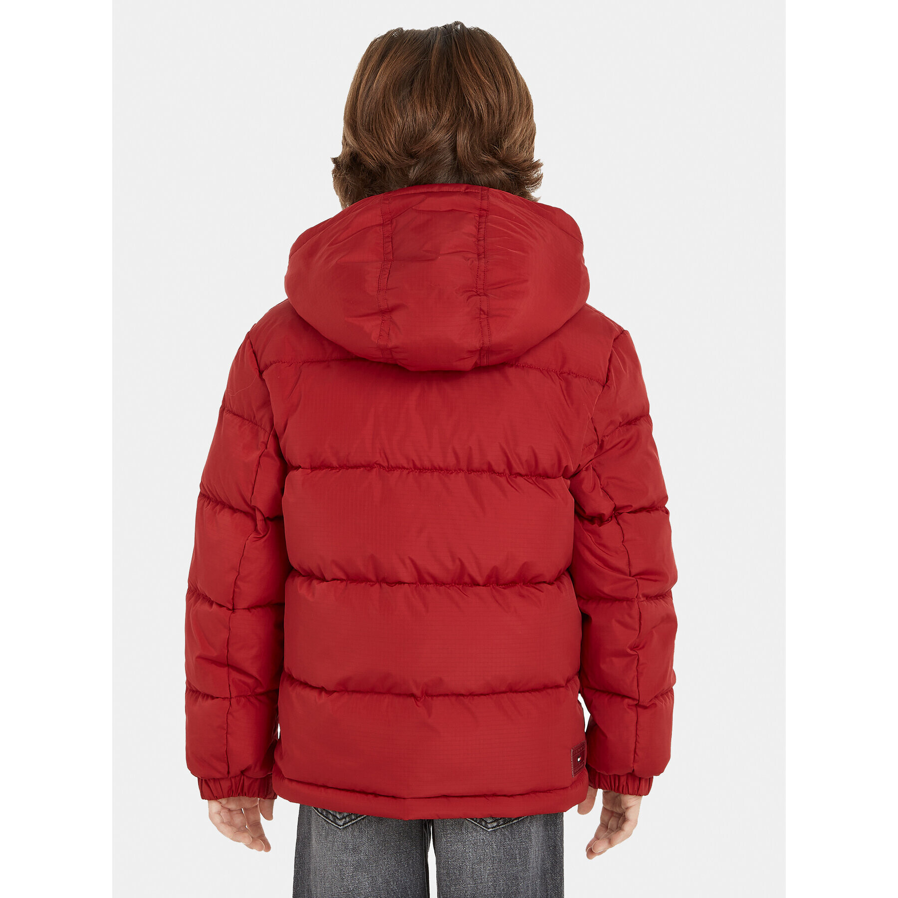 Tommy Hilfiger Geacă din puf Alaska KS0KS00402 D Vișiniu Regular Fit - Pled.ro