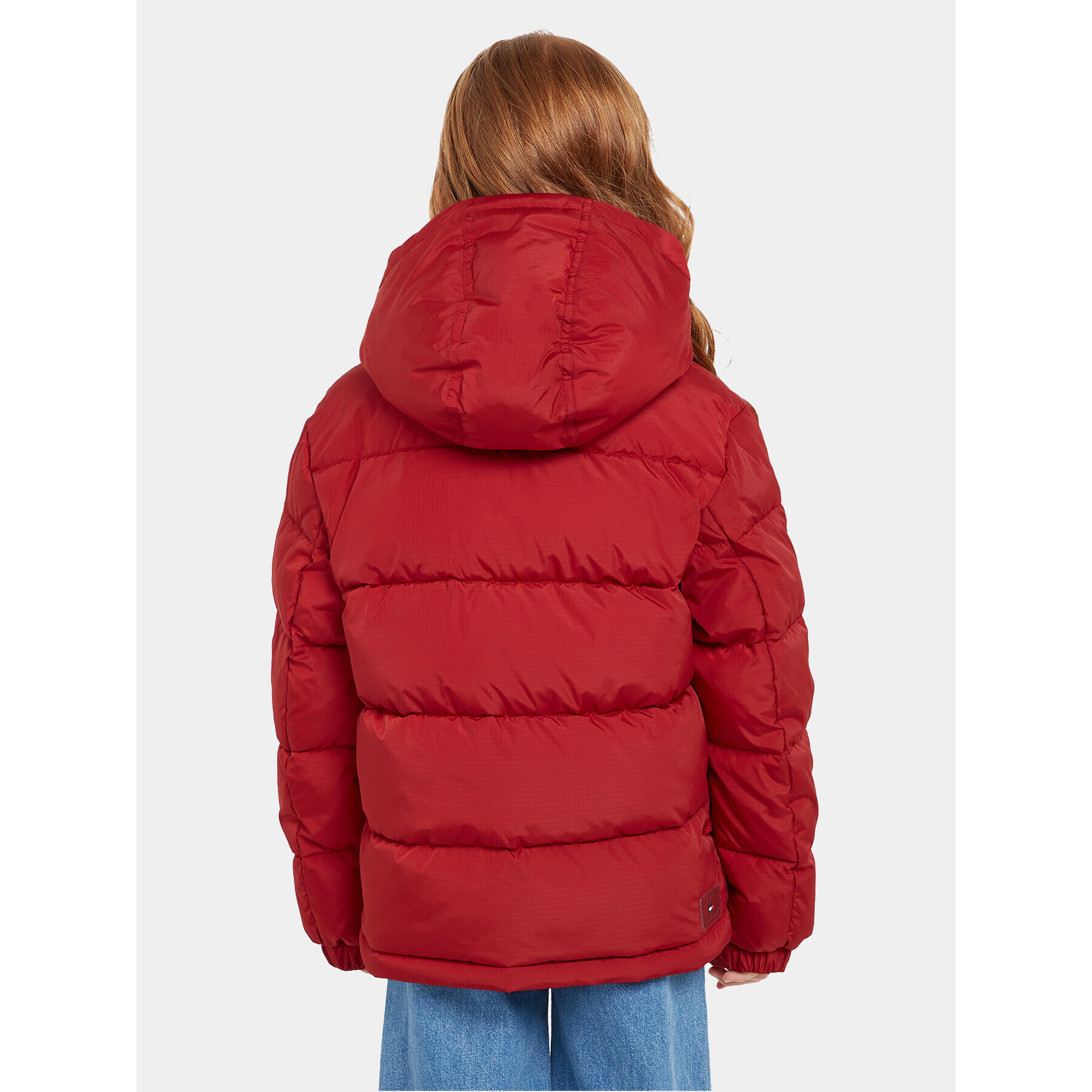 Tommy Hilfiger Geacă din puf Alaska KS0KS00402 M Vișiniu Regular Fit - Pled.ro