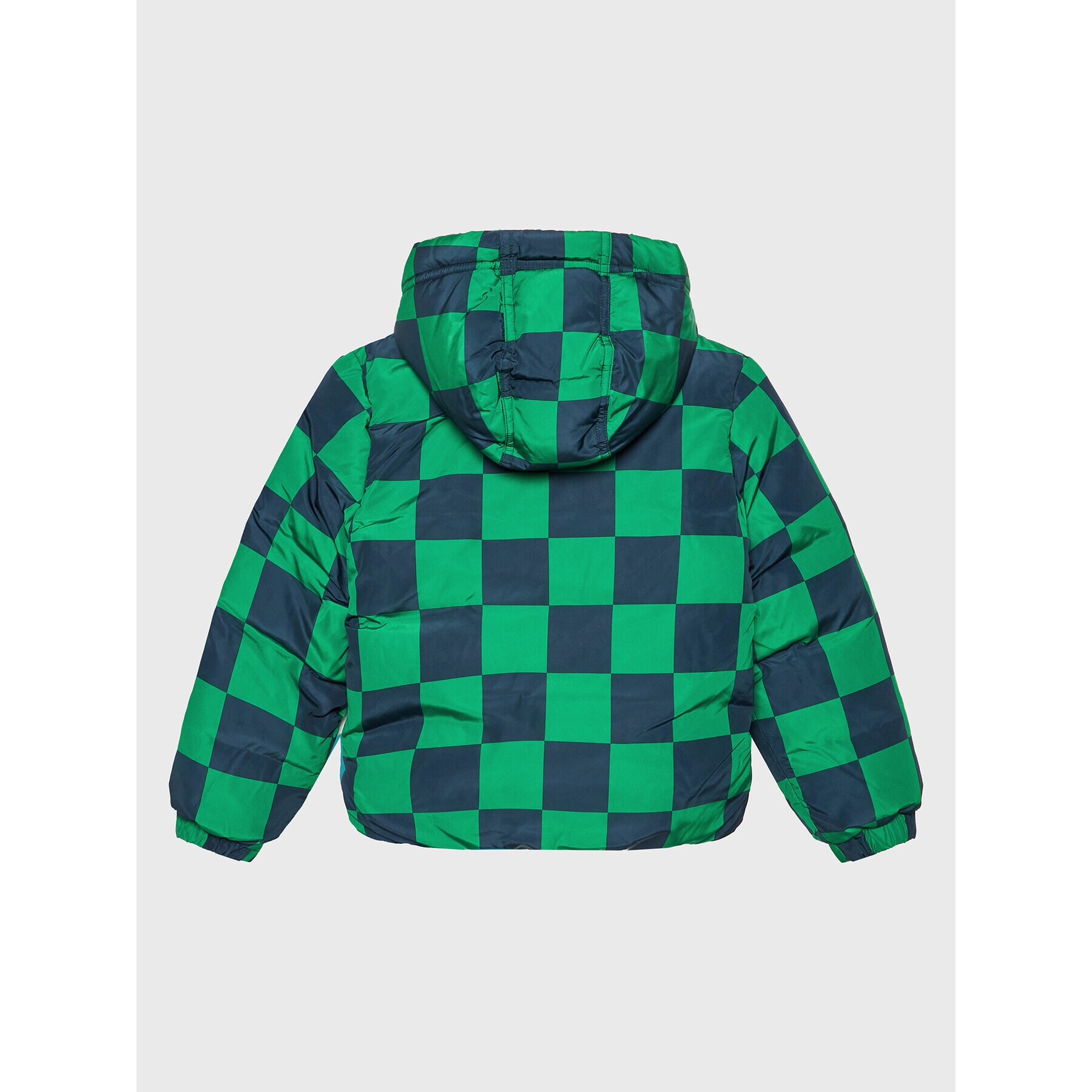 Tommy Hilfiger Geacă din puf Checker Board KB0KB07814 M Verde Regular Fit - Pled.ro