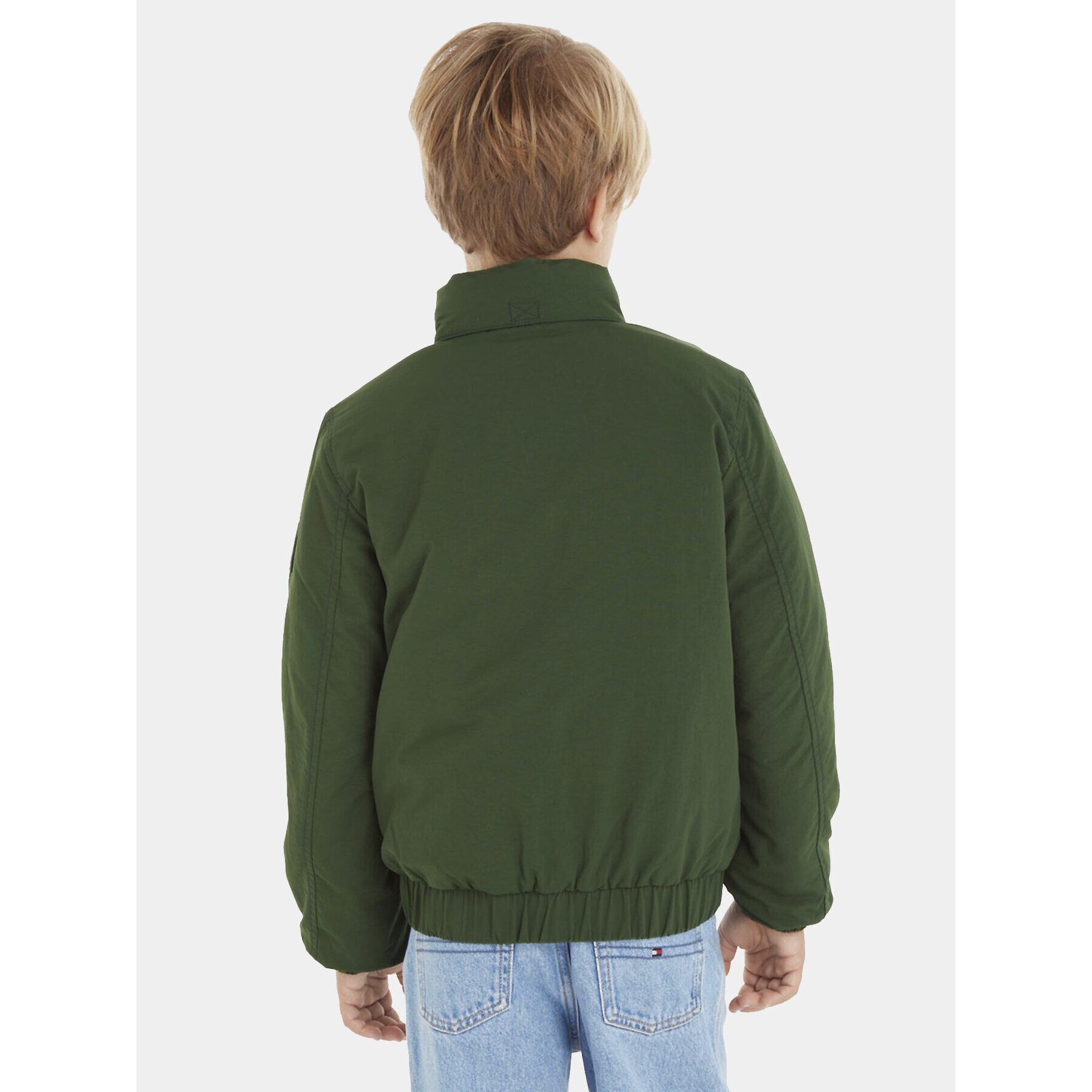 Tommy Hilfiger Geacă din puf Essential KB0KB08337 D Verde Regular Fit - Pled.ro