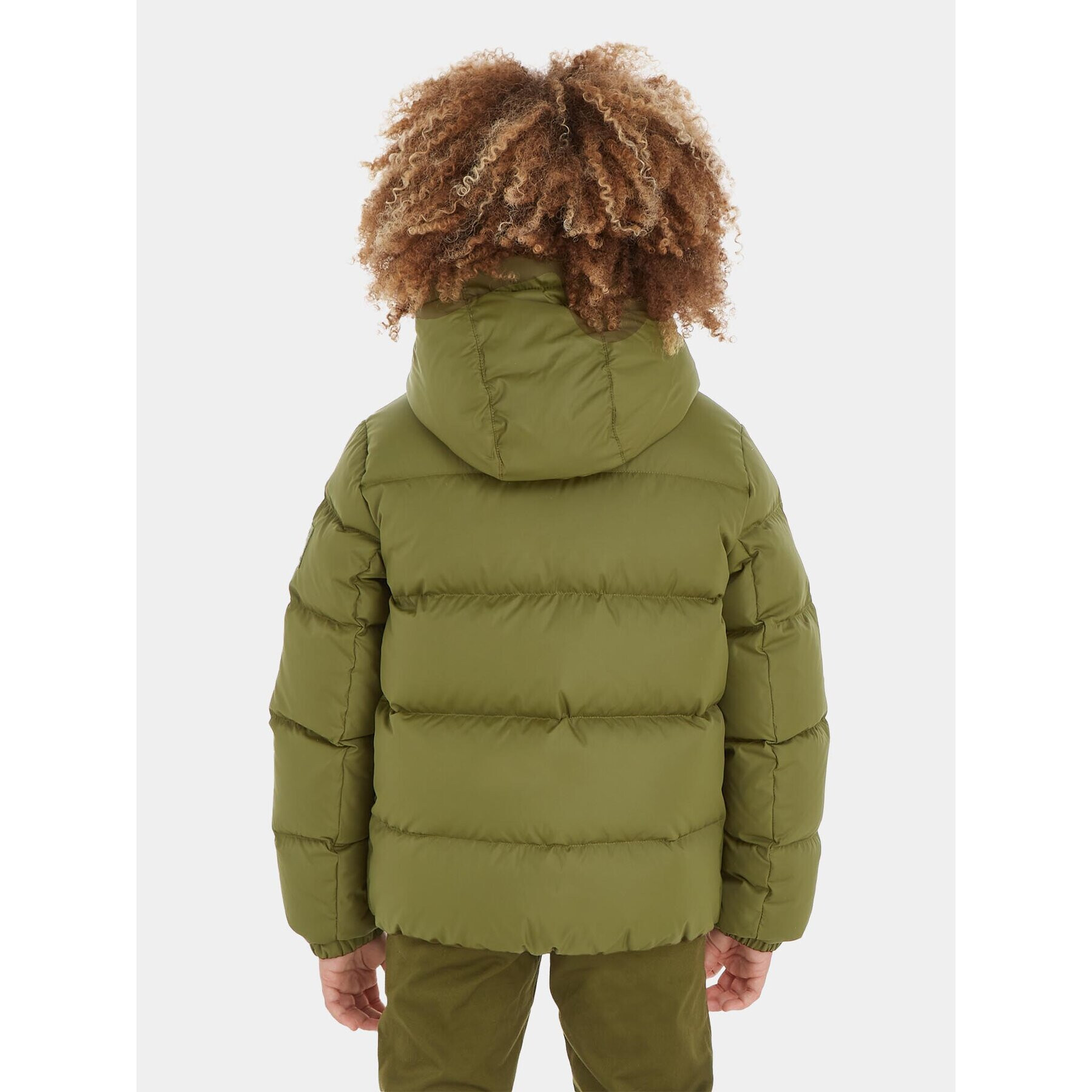 Tommy Hilfiger Geacă din puf Essential KB0KB08341 M Verde Regular Fit - Pled.ro