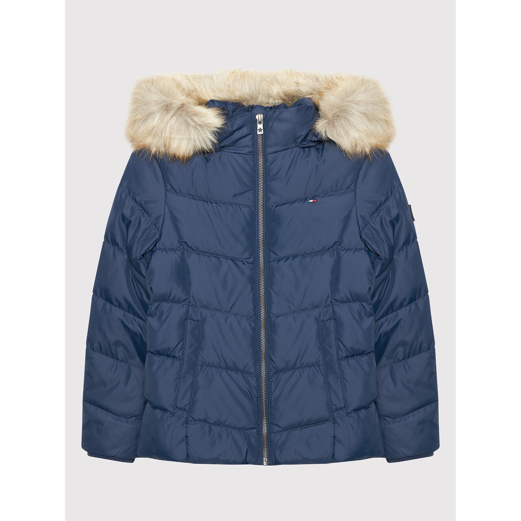 Tommy Hilfiger Geacă din puf Essential KG0KG05980 D Bleumarin Regular Fit - Pled.ro