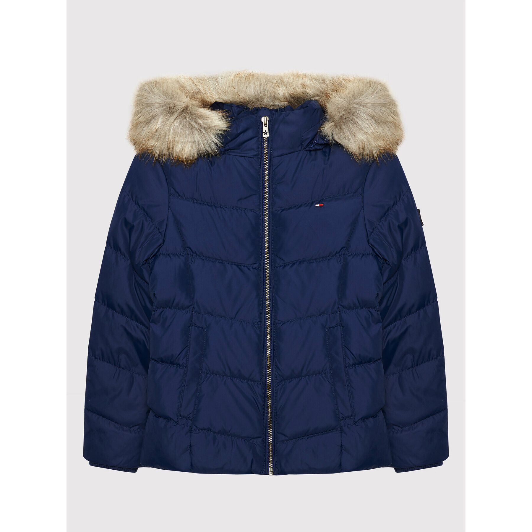 Tommy Hilfiger Geacă din puf Essential KG0KG05980 M Bleumarin Regular Fit - Pled.ro