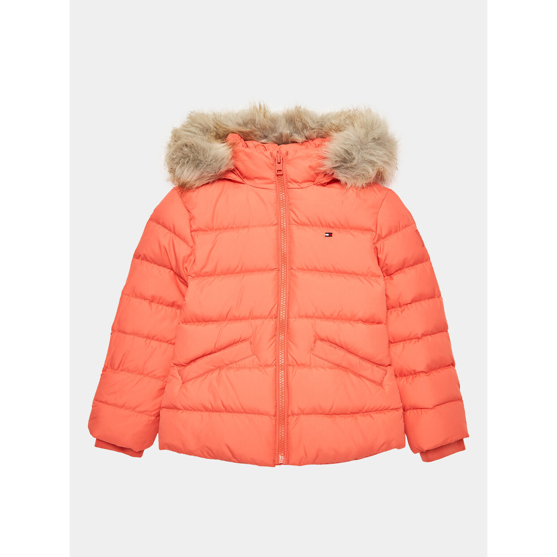 Tommy Hilfiger Geacă din puf Essential KG0KG07399 M Coral Regular Fit - Pled.ro