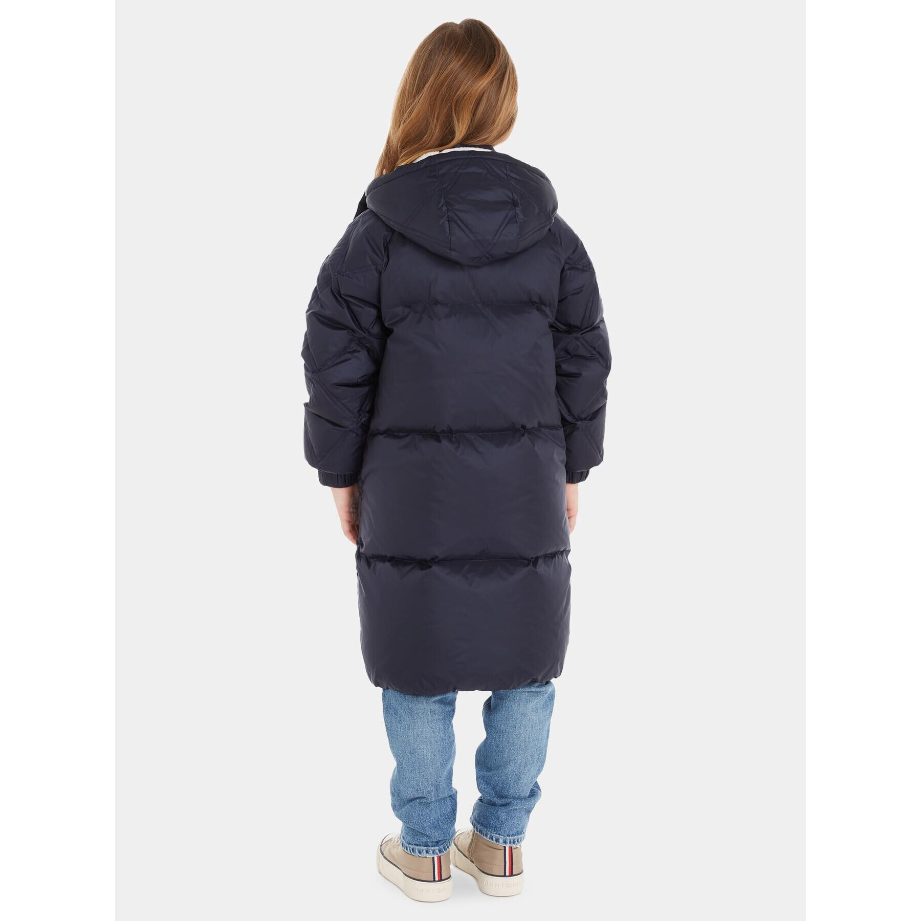 Tommy Hilfiger Geacă din puf KG0KG07545 Bleumarin Regular Fit - Pled.ro