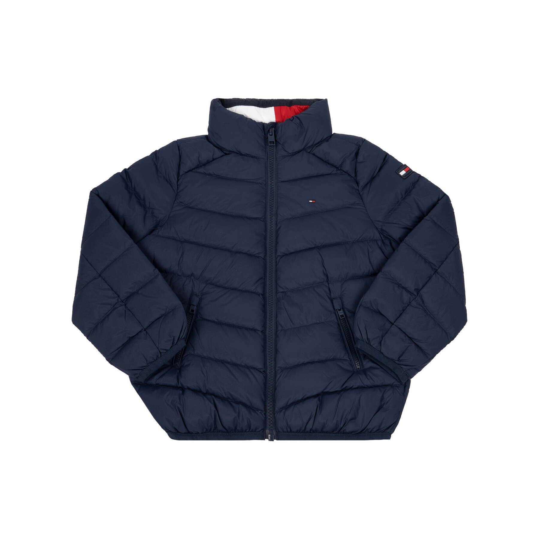 Tommy Hilfiger Geacă din puf KS0KS00077 S Bleumarin Regular Fit - Pled.ro