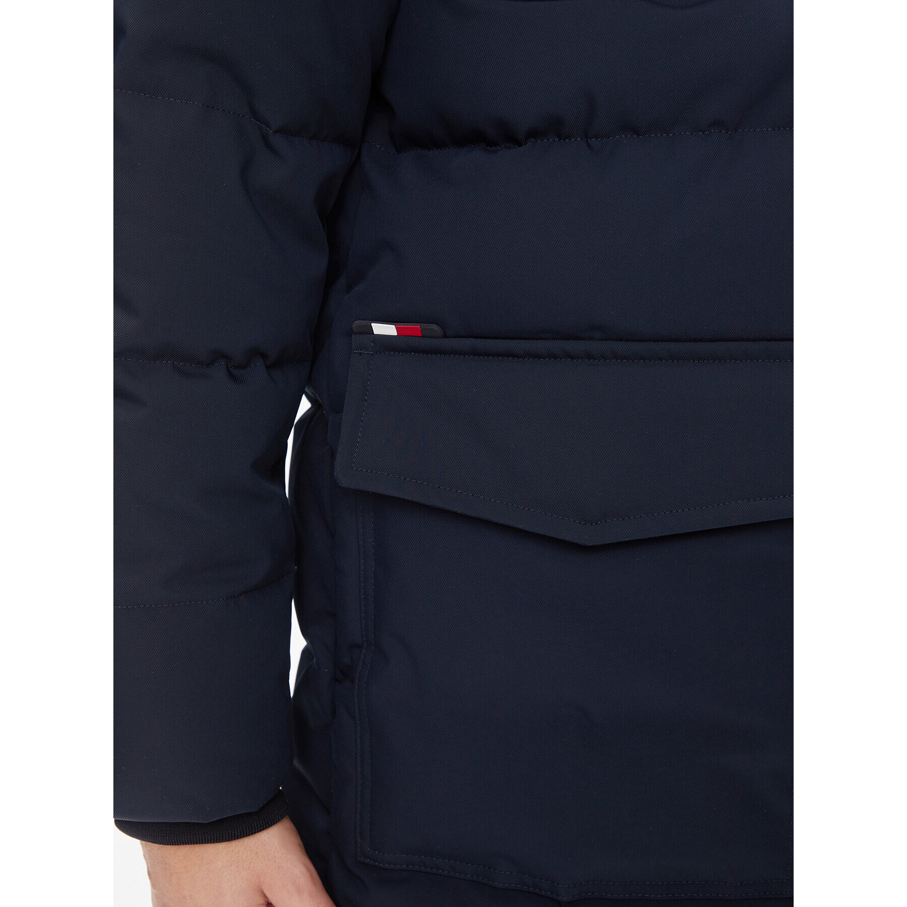 Tommy Hilfiger Geacă din puf Rockie MW0MW32780 Bleumarin Regular Fit - Pled.ro