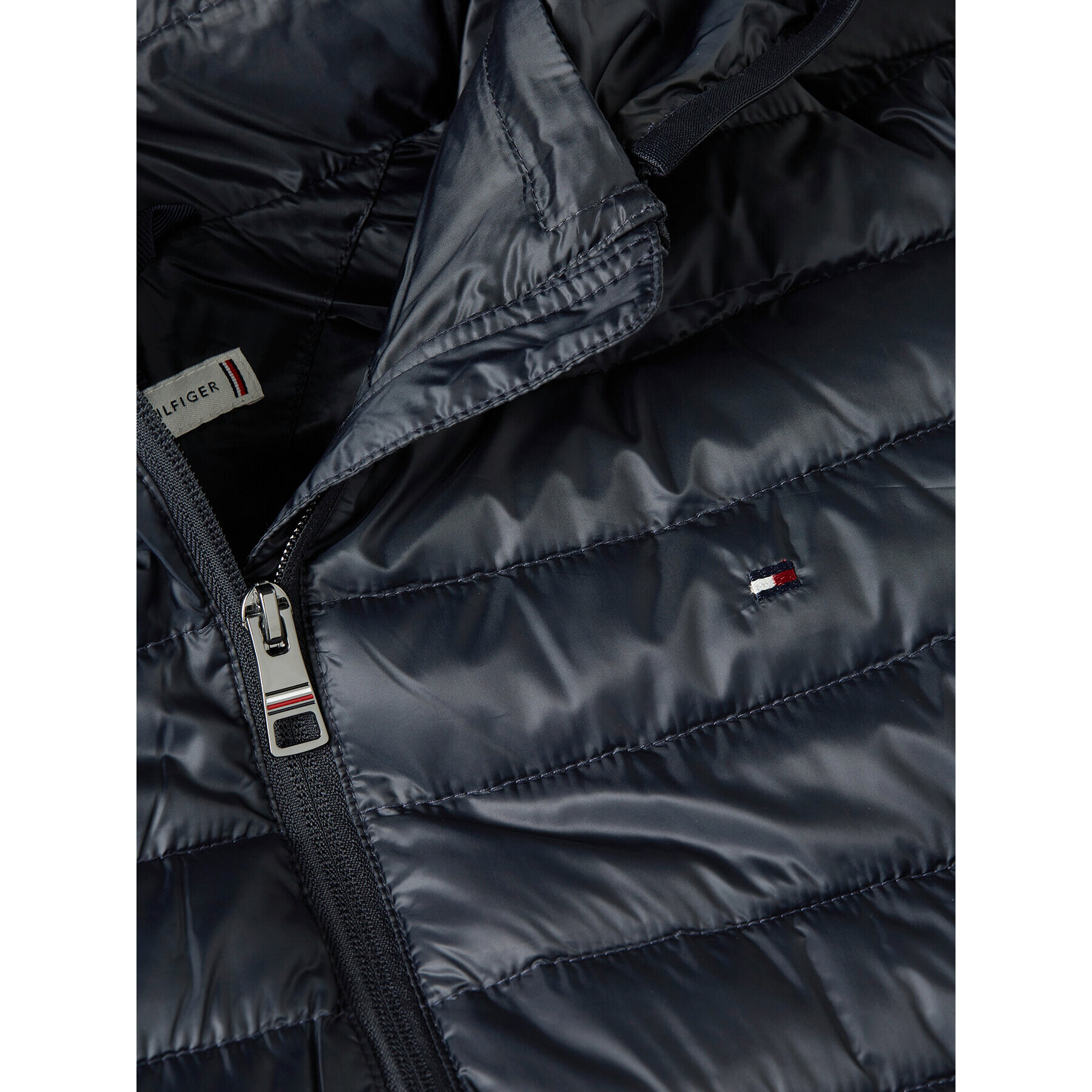 Tommy Hilfiger Geacă din puf WW0WW38927 Bleumarin Regular Fit - Pled.ro