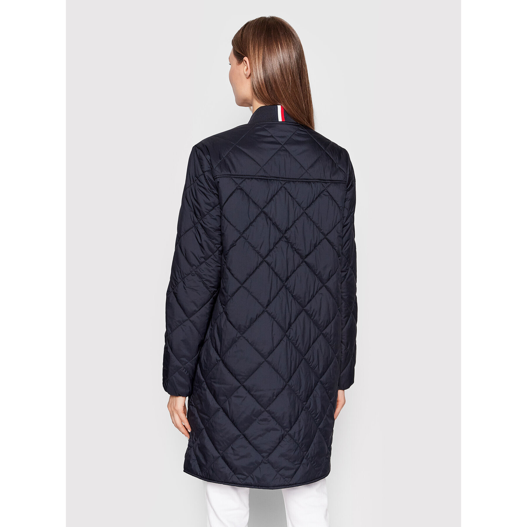 Tommy Hilfiger Geacă Quilted WW0WW34710 Bleumarin Regular Fit - Pled.ro