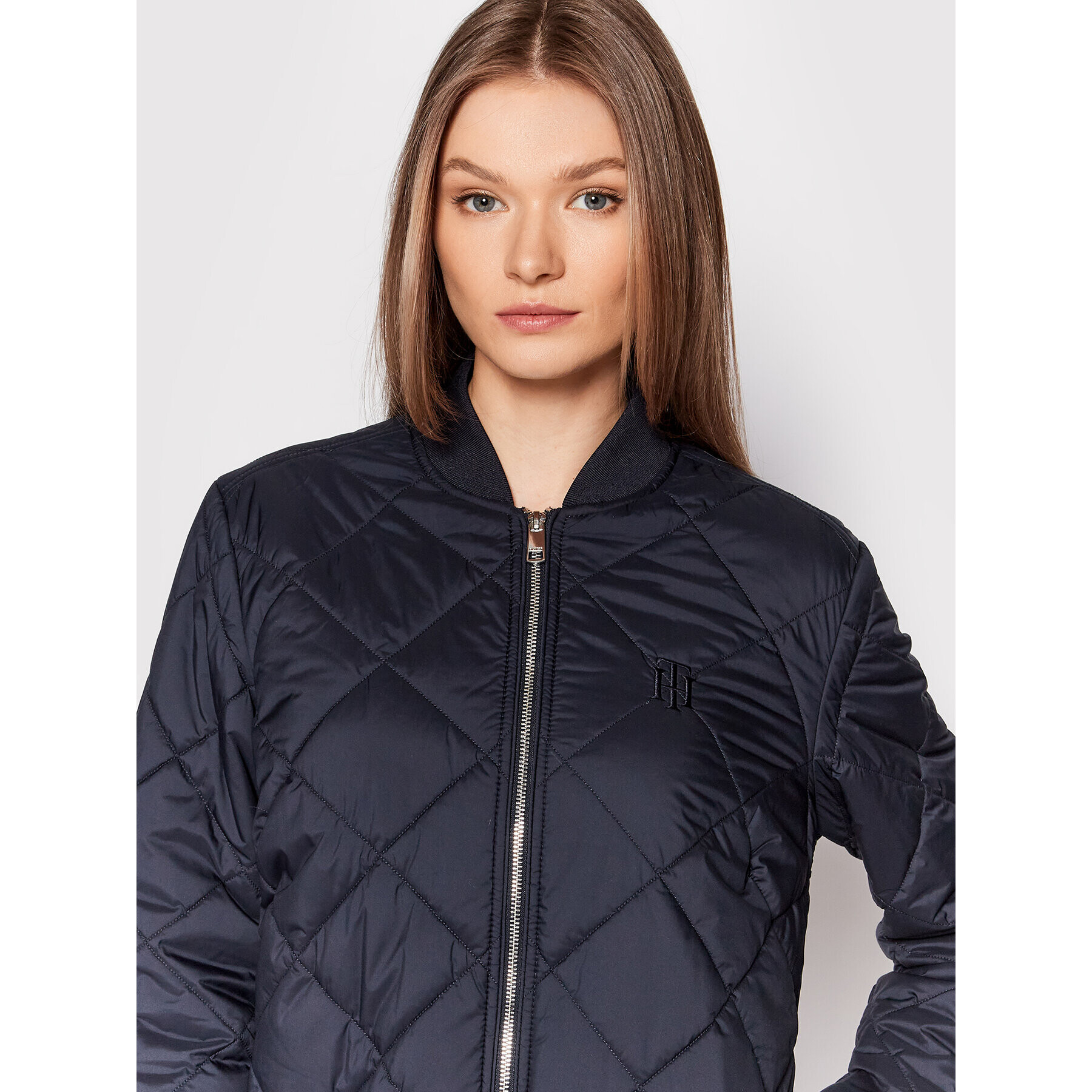 Tommy Hilfiger Geacă Quilted WW0WW34710 Bleumarin Regular Fit - Pled.ro