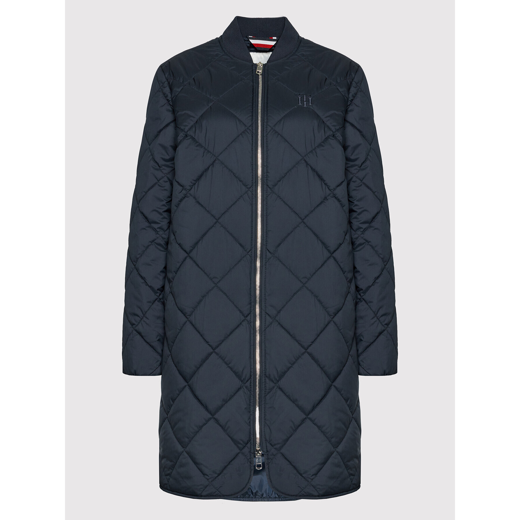 Tommy Hilfiger Geacă Quilted WW0WW34710 Bleumarin Regular Fit - Pled.ro