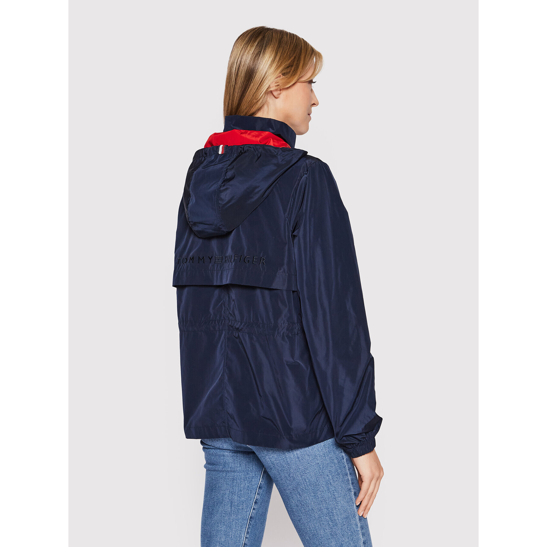 Tommy Hilfiger Geacă Windbreaker WW0WW34004 Bleumarin Regular Fit - Pled.ro