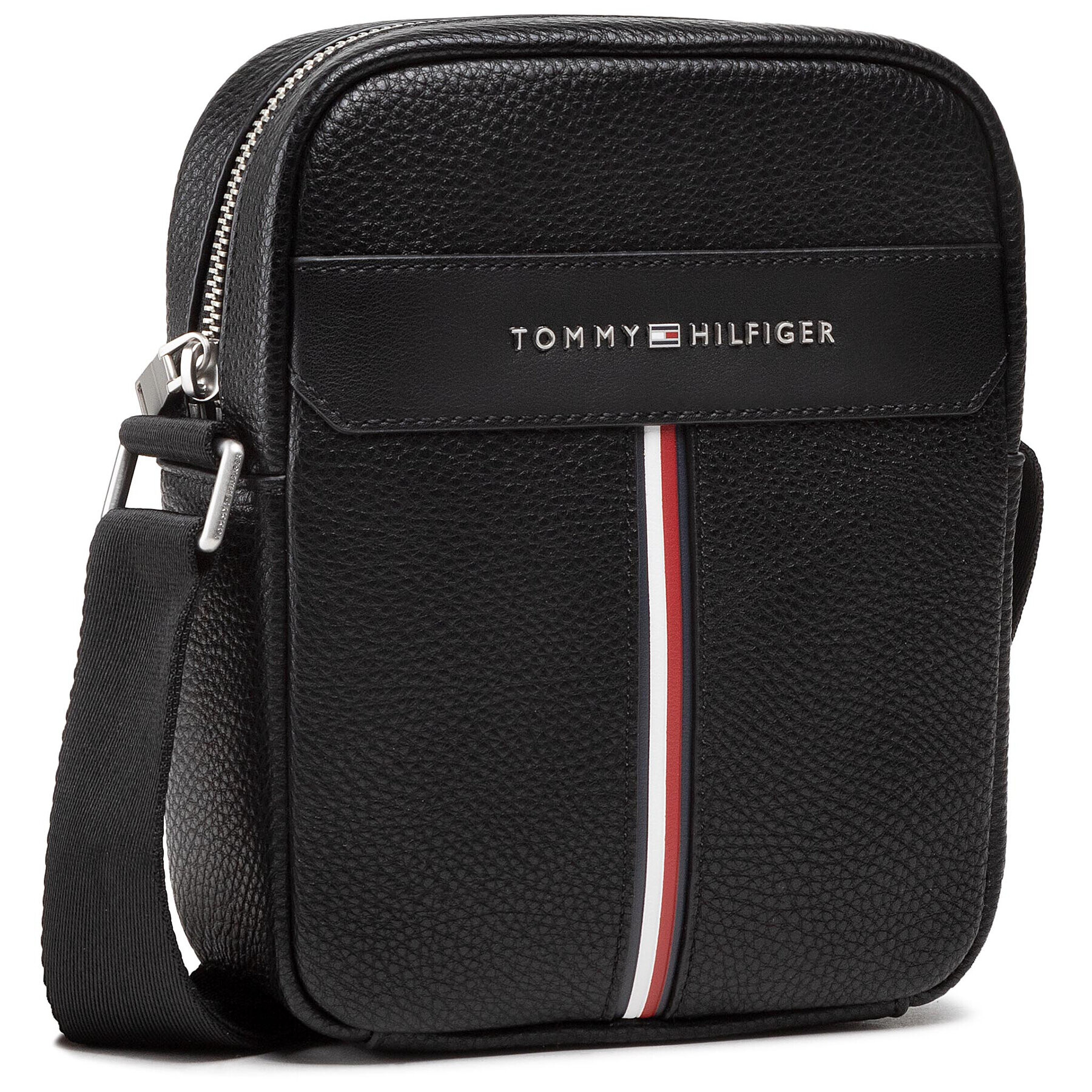 Tommy Hilfiger Geantă crossover Downtown Mini Reporter AM0AM07230 Negru - Pled.ro