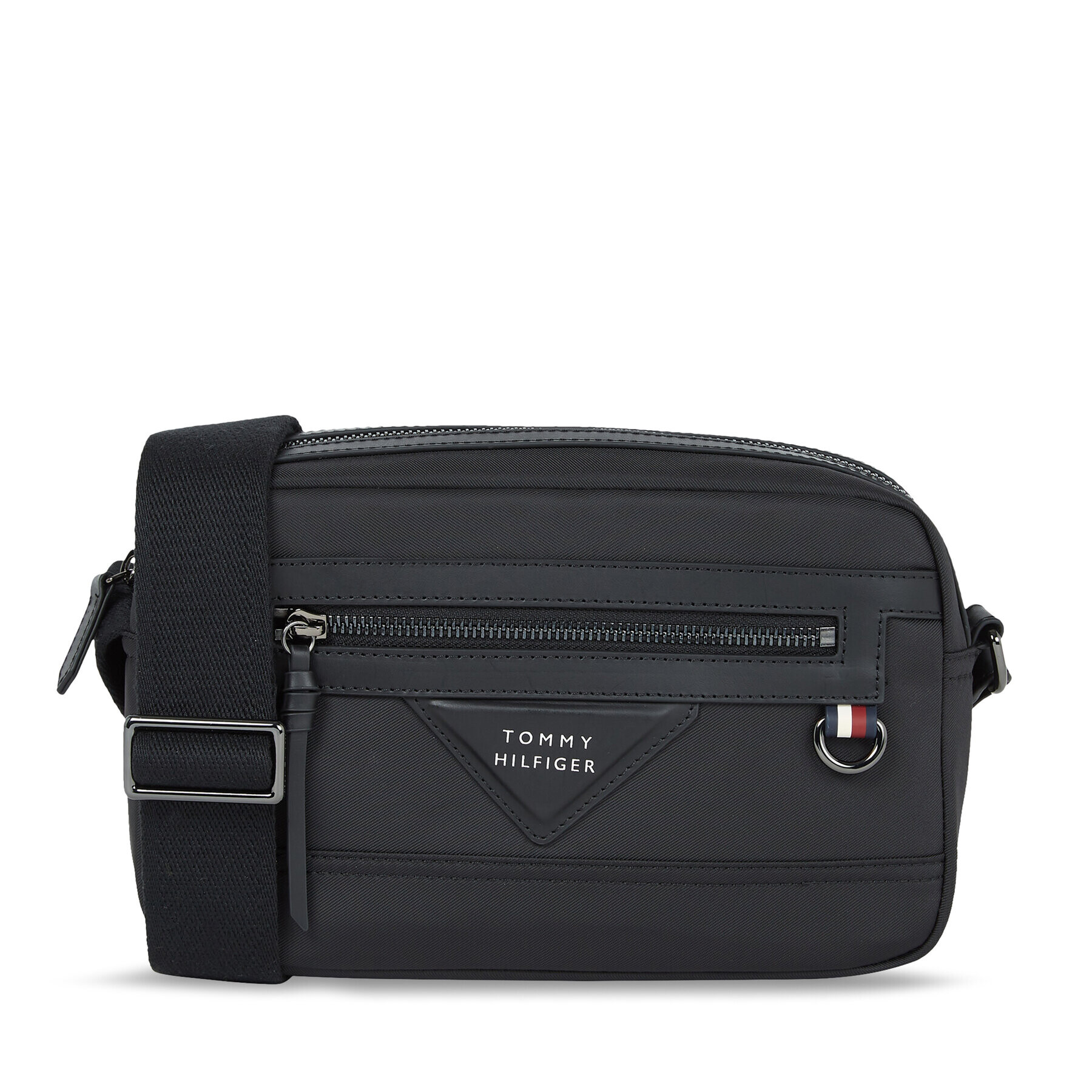 Tommy Hilfiger Geantă crossover Th Classic Prep Camera Bag AM0AM11526 Negru - Pled.ro