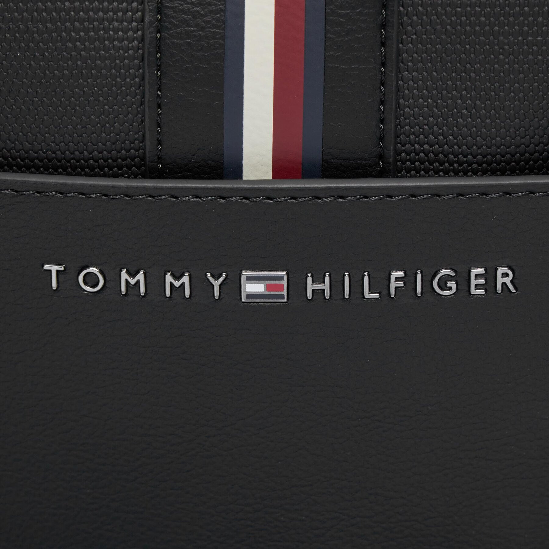 Tommy Hilfiger Geantă crossover Th Corporate Mini Reporter AM0AM11829 Negru - Pled.ro