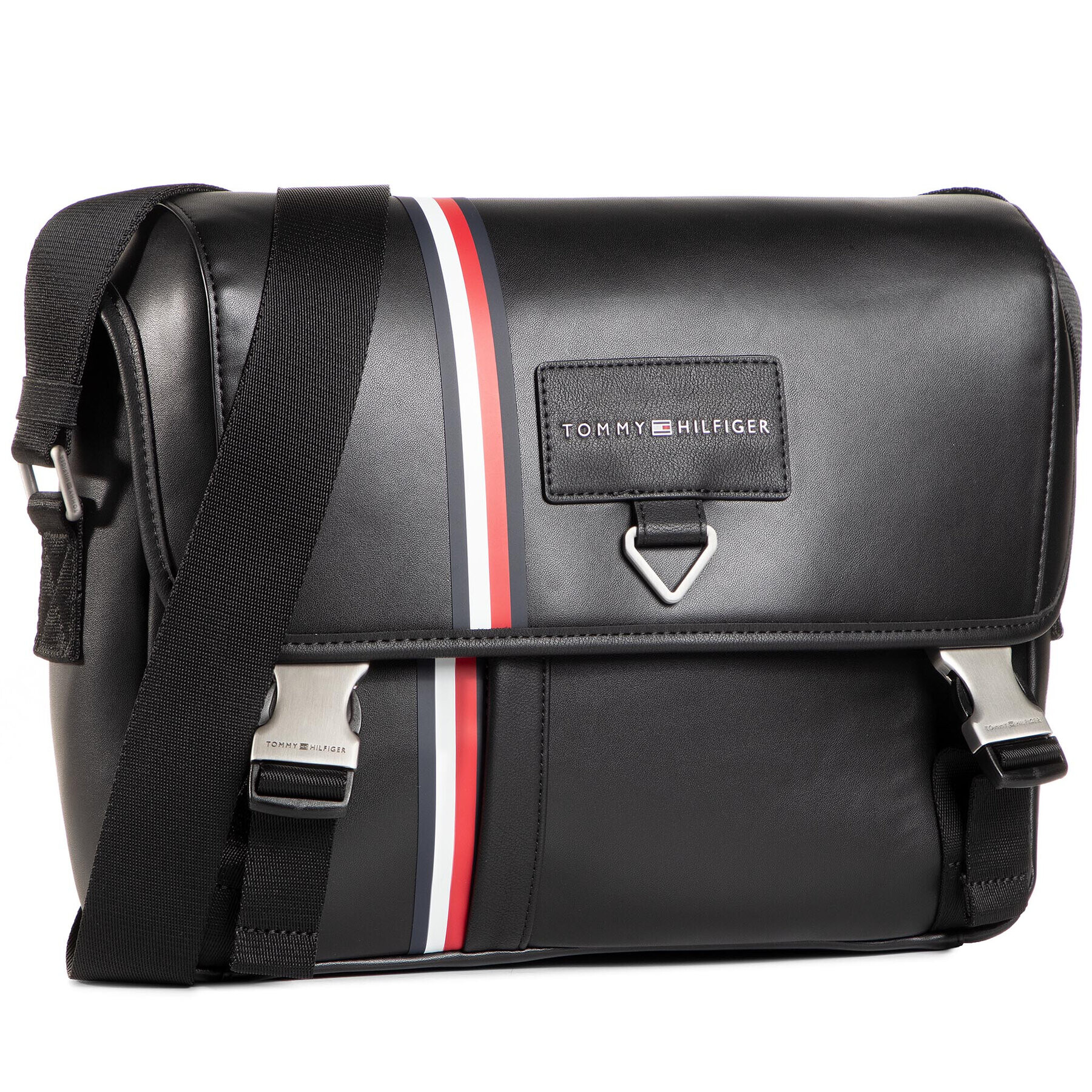 Tommy Hilfiger Geantă crossover Th Metropolitan Messenger AM0AM06263 Negru - Pled.ro