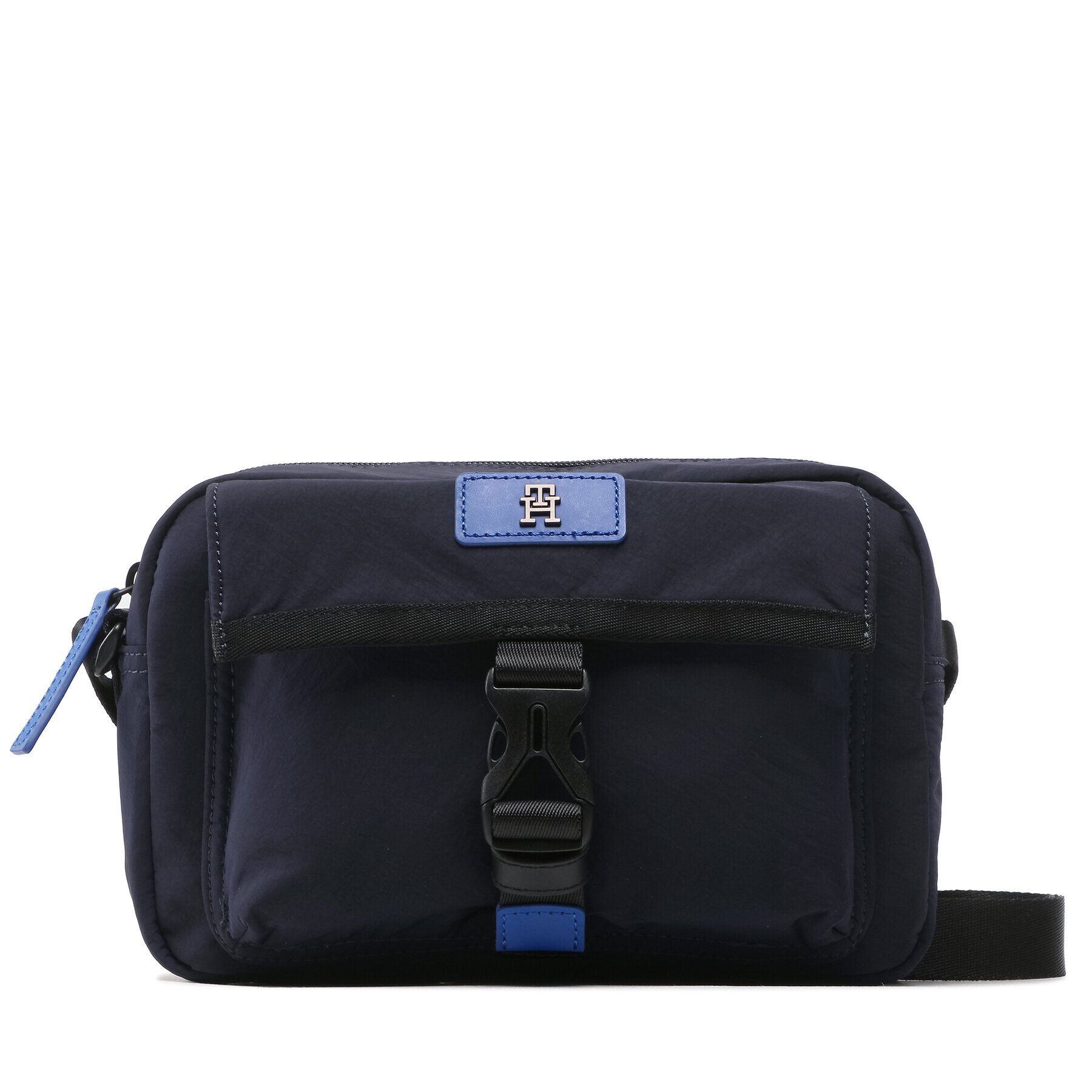 Tommy Hilfiger Geantă crossover Th Modern Utility Ew Reporter AM0AM11394 Bleumarin - Pled.ro