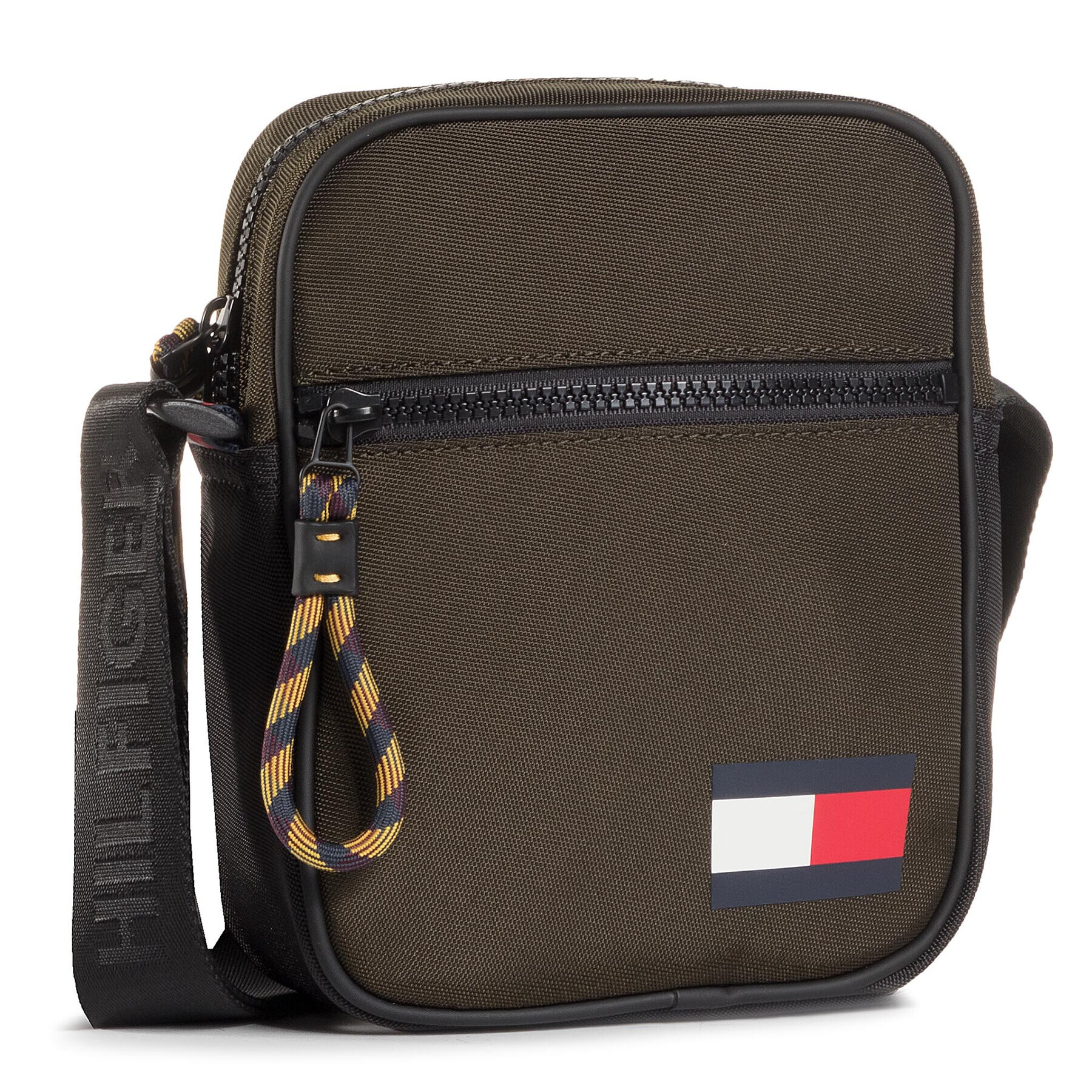 Tommy Hilfiger Geantă crossover Tommy Mini Reporter AM0AM06494 Verde - Pled.ro