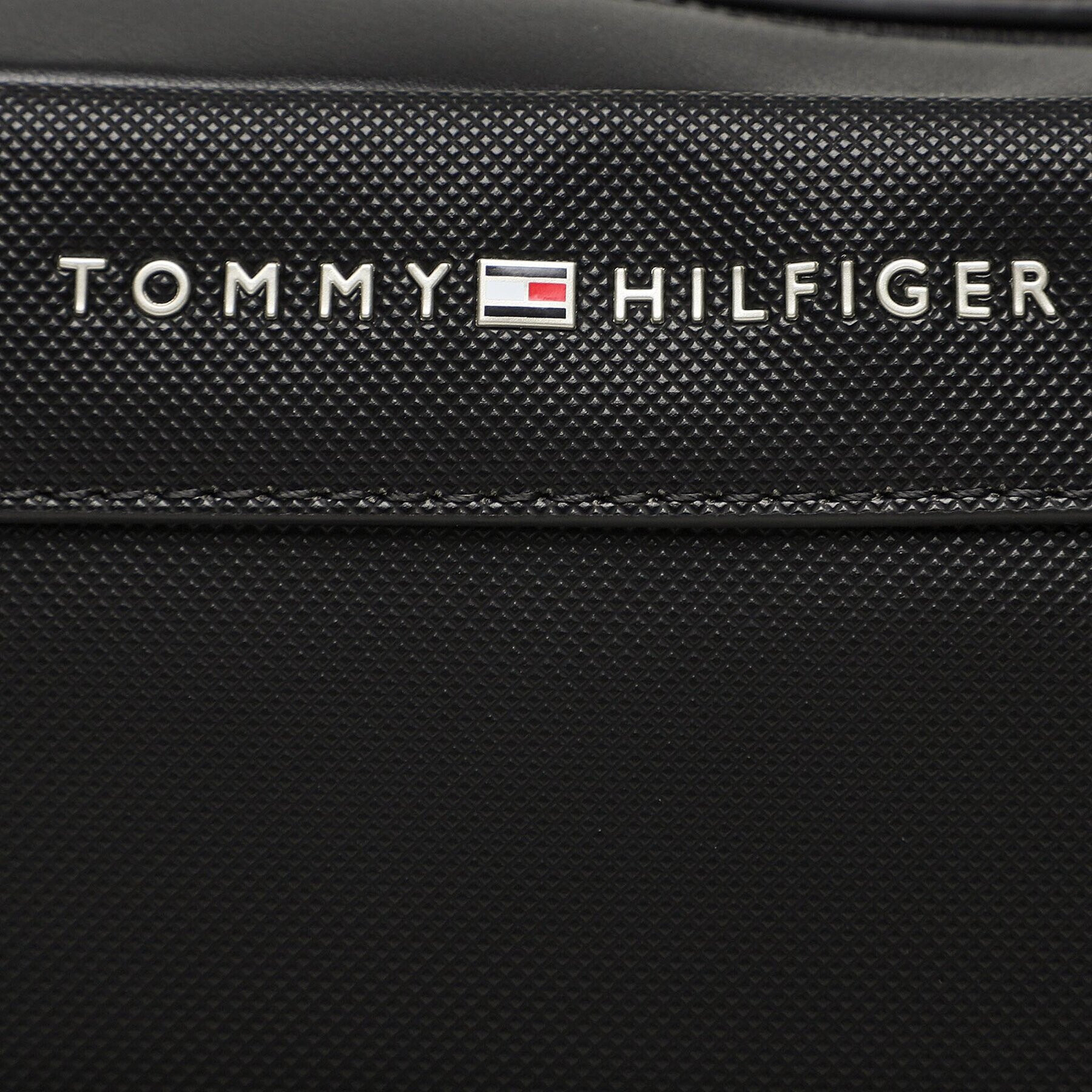 Tommy Hilfiger Geantă crossover TTh Pique Pu Ew Reporter AM0AM11382 Negru - Pled.ro