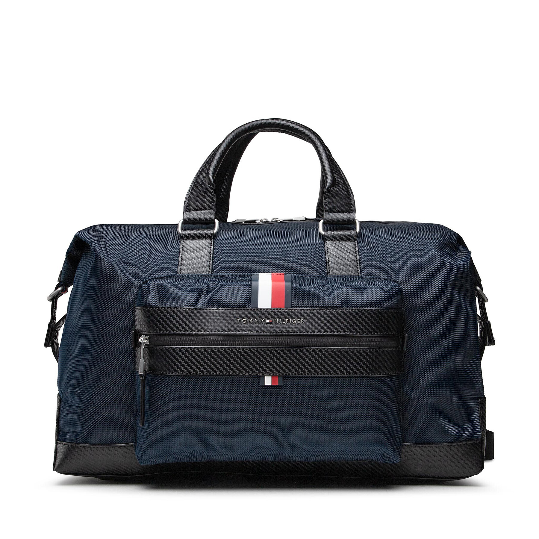 Tommy Hilfiger Geantă Elevated Nylon C Weekender AM0AM07761 Bleumarin - Pled.ro